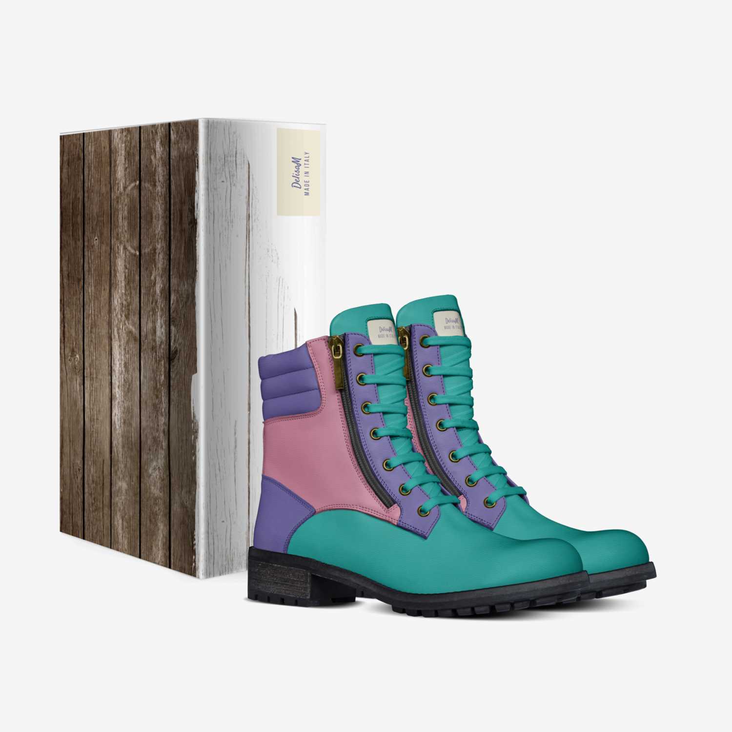 DM custom made in Italy shoes by Delisa Varik | Box view