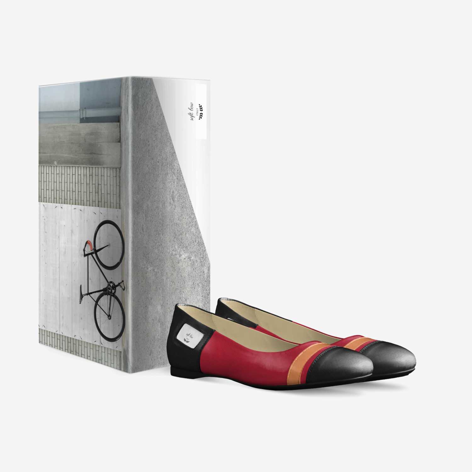 feel fluffy custom made in Italy shoes by Ashwaq Alashmali | Box view