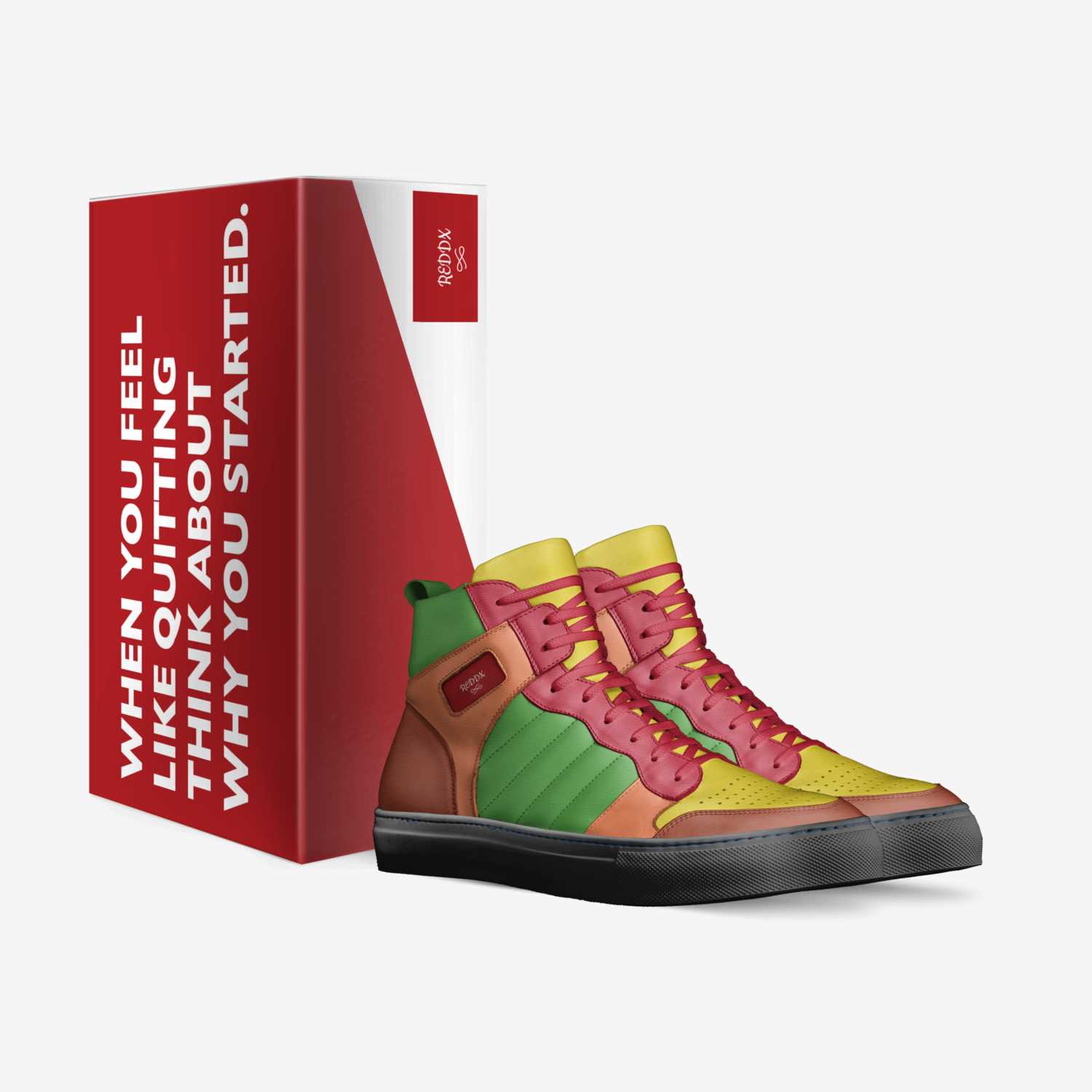 REDDX custom made in Italy shoes by Xavierdawson | Box view