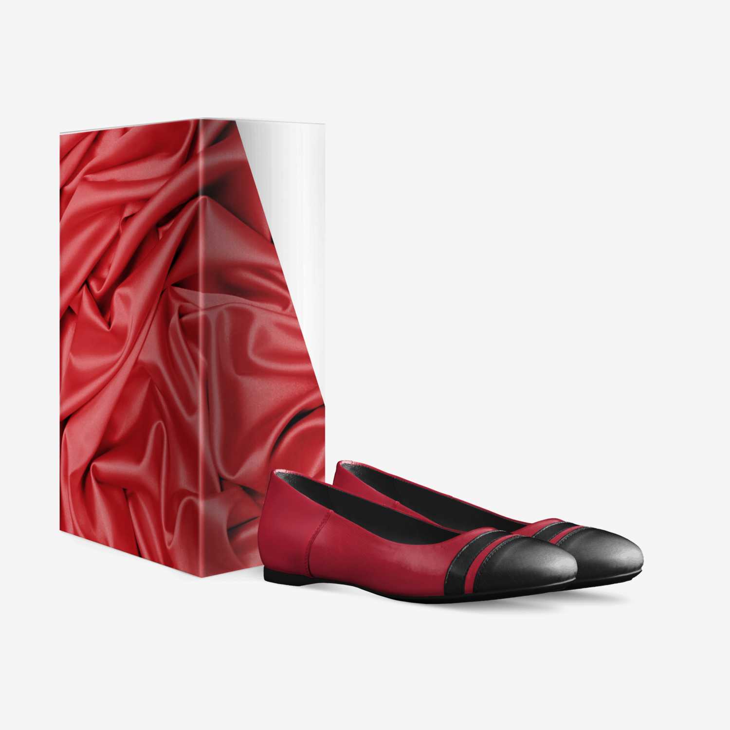 Scarlet Red custom made in Italy shoes by Riley Kavanaugh | Box view
