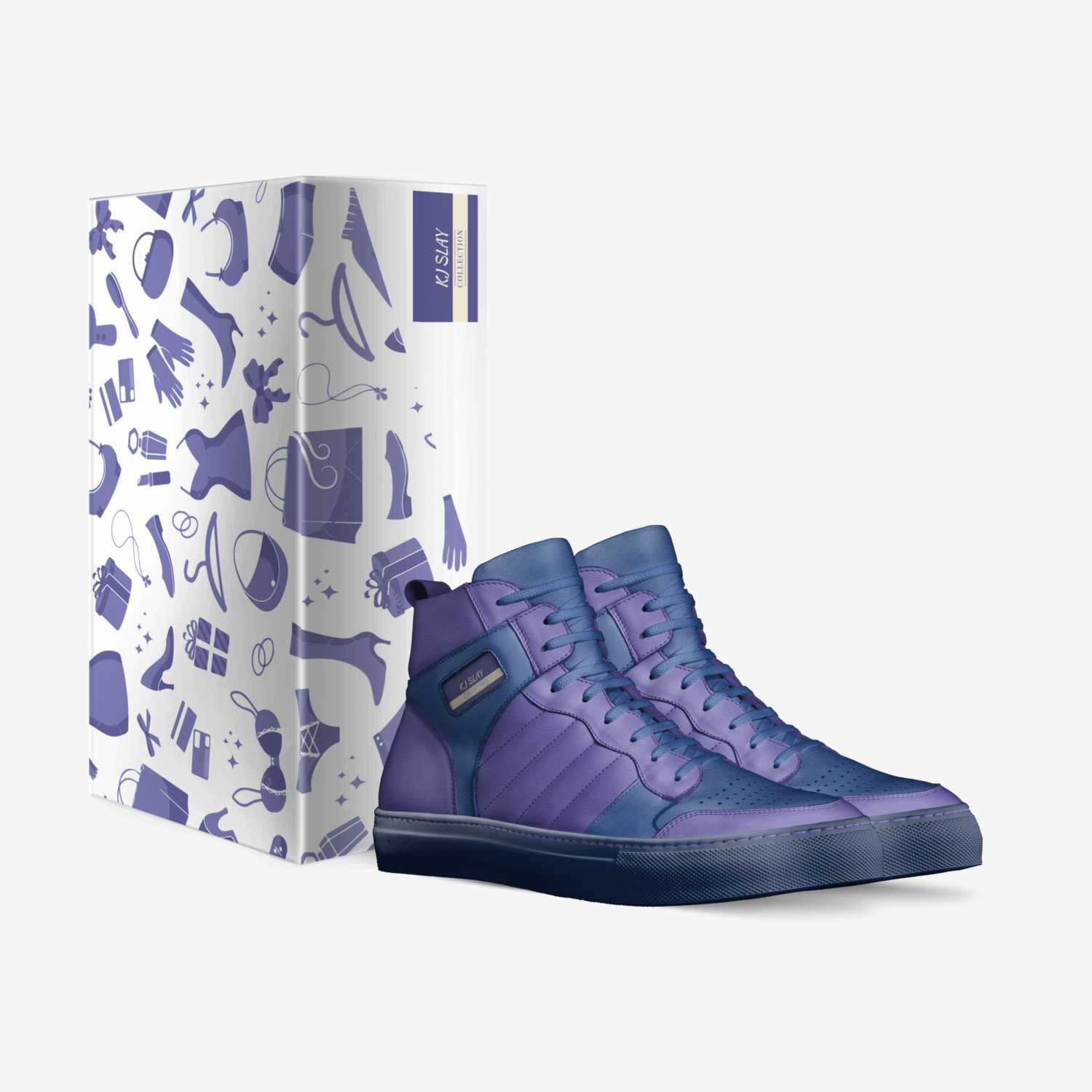 KJ SLAY  custom made in Italy shoes by Knhiya Johnson | Box view