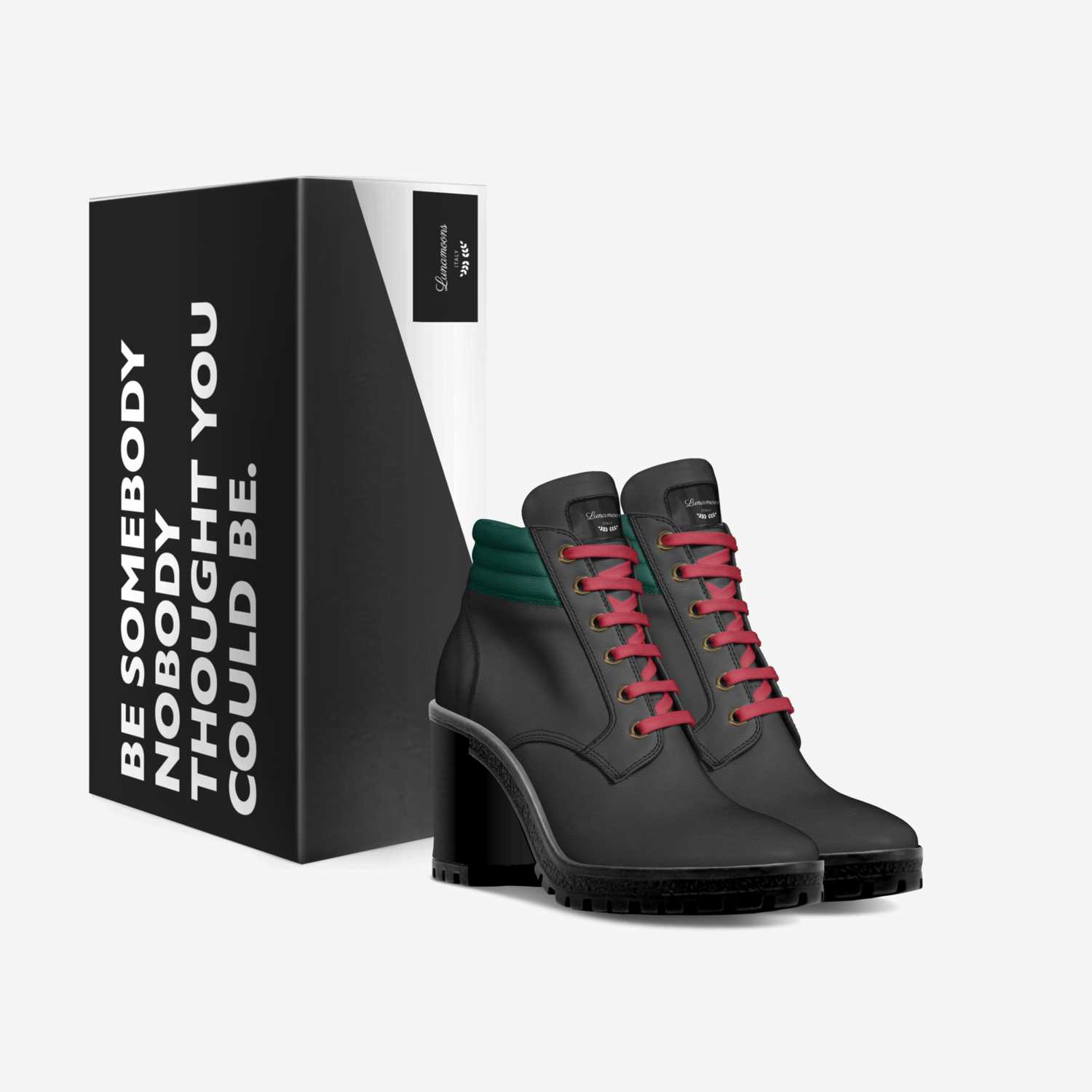 Lunamoons custom made in Italy shoes by Gabriella A Thomas | Box view