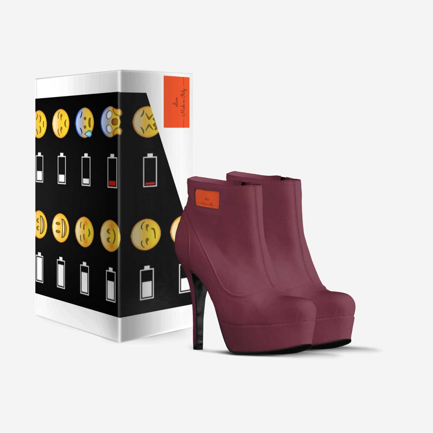 alive custom made in Italy shoes by Danielle Snipes | Box view