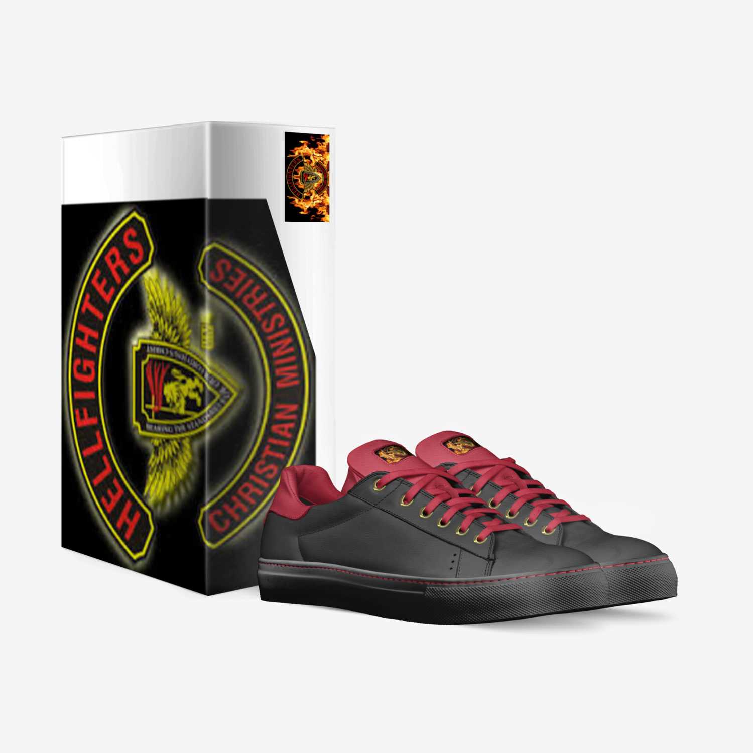 Hellfighters custom made in Italy shoes by Michelle Ayala | Box view