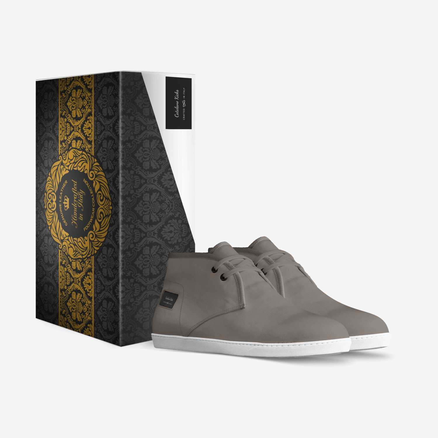 Catalano Kicks custom made in Italy shoes by Anthony C | Box view