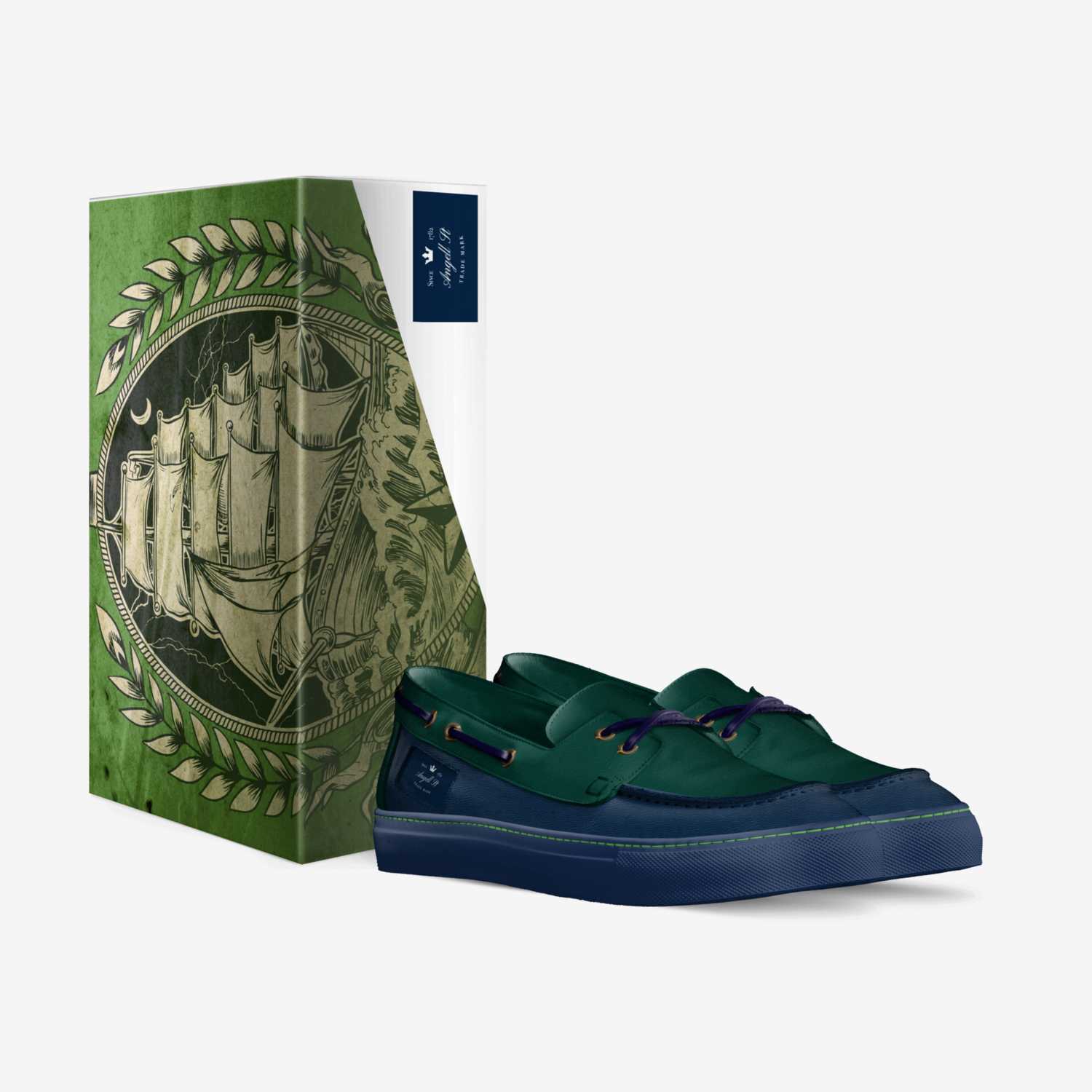 Angell St custom made in Italy shoes by C. Cruz | Box view