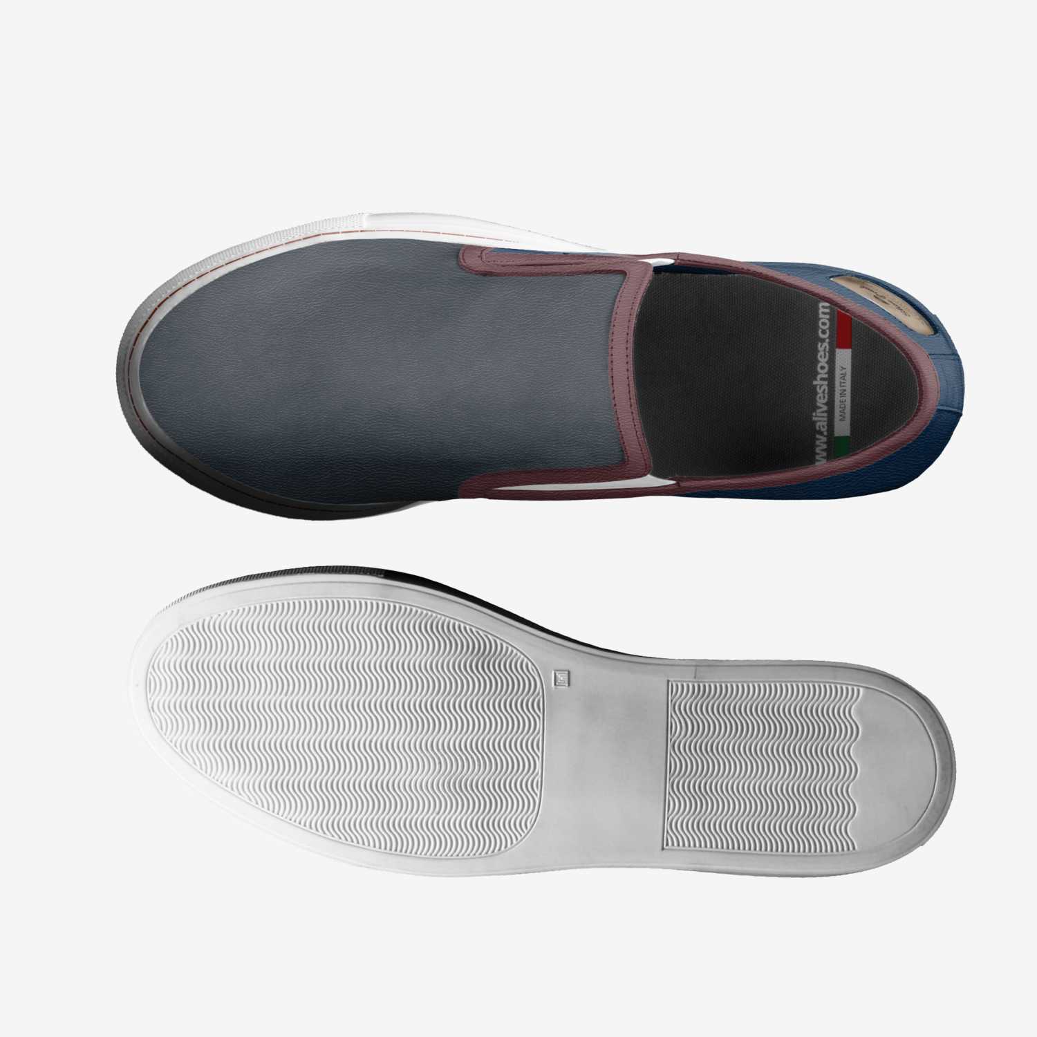 Shoe Print custom made in Italy shoes by Paulina Quevedo | Top view