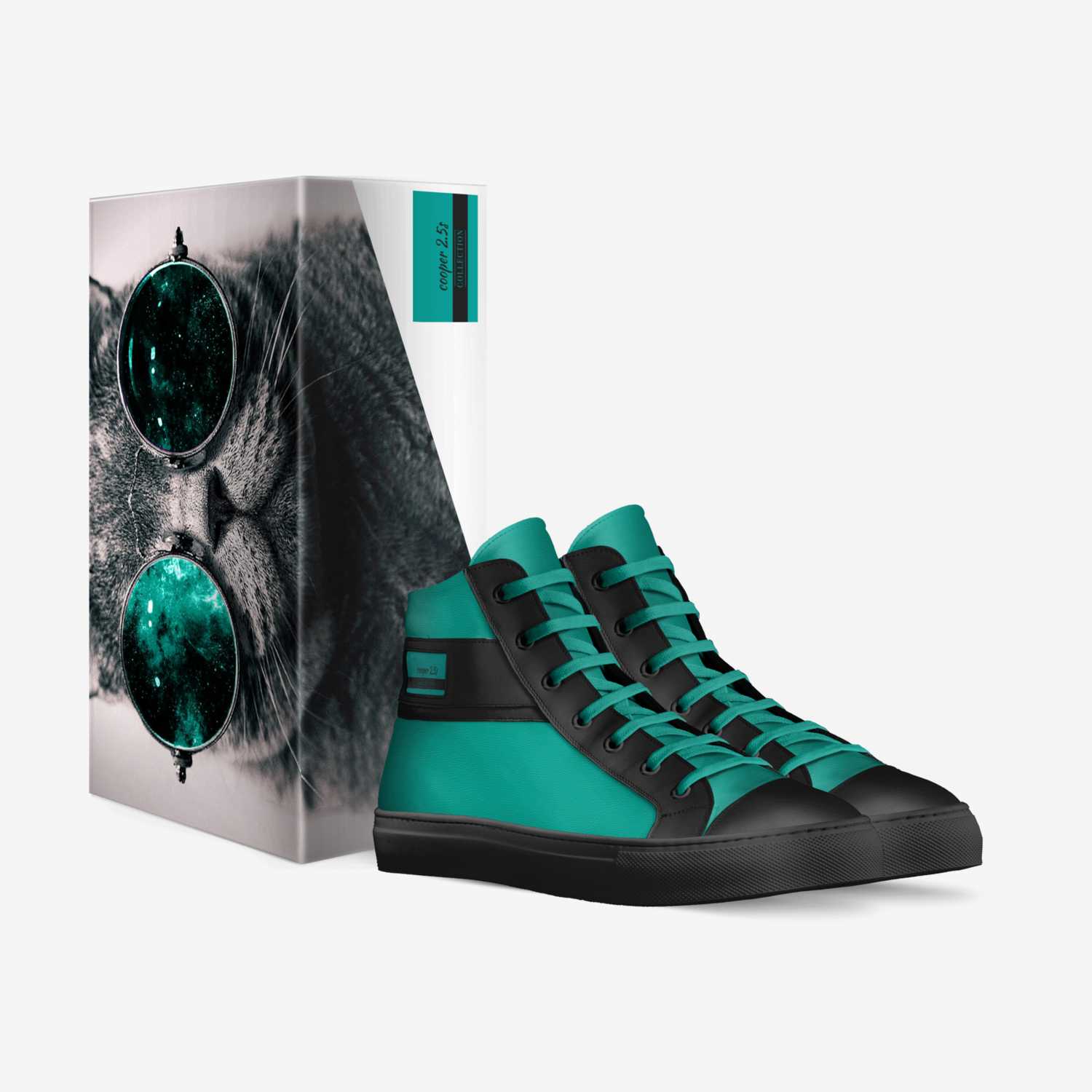 cooper 2.5s custom made in Italy shoes by Christian Cooper | Box view