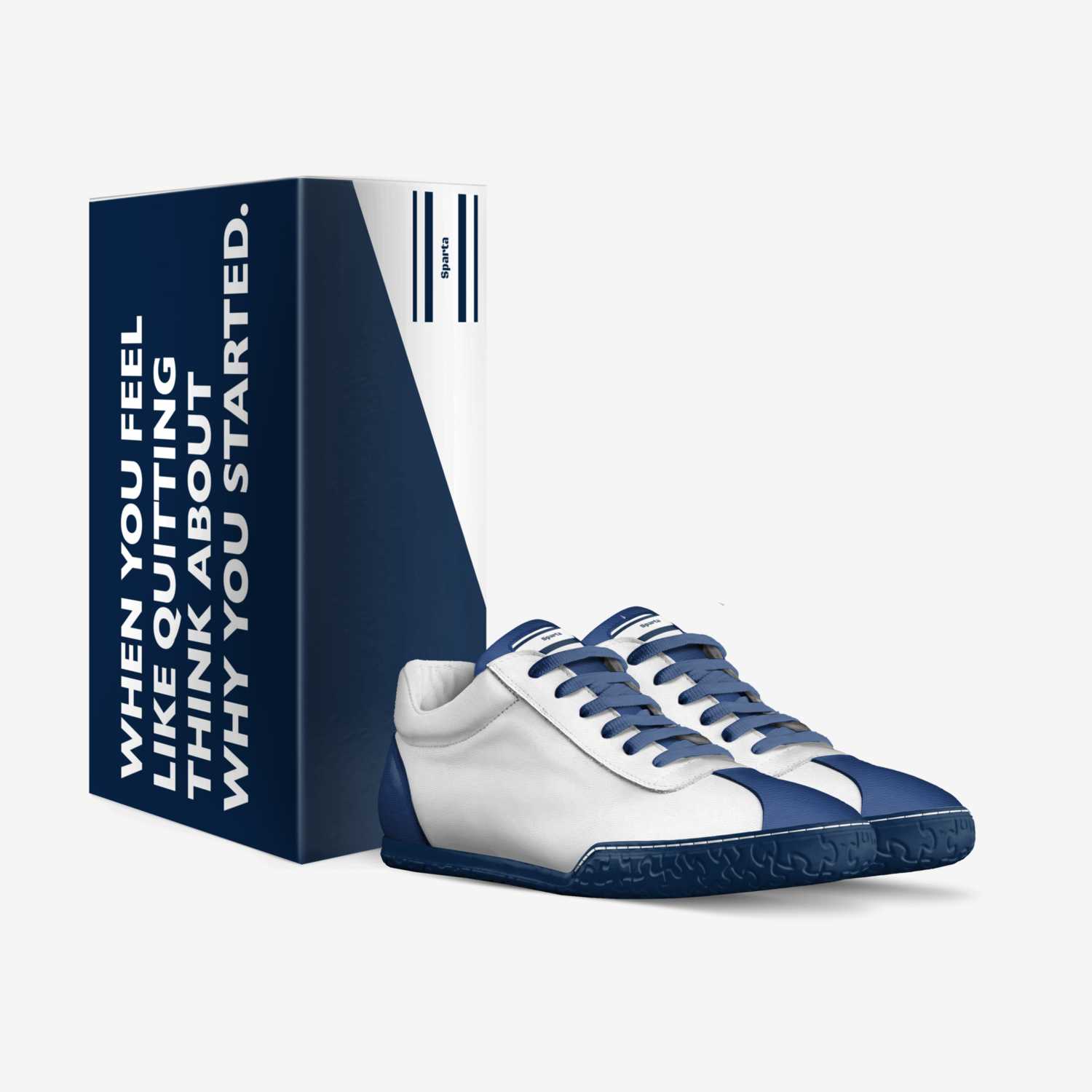 Sparta custom made in Italy shoes by Nicholas Kremidas | Box view