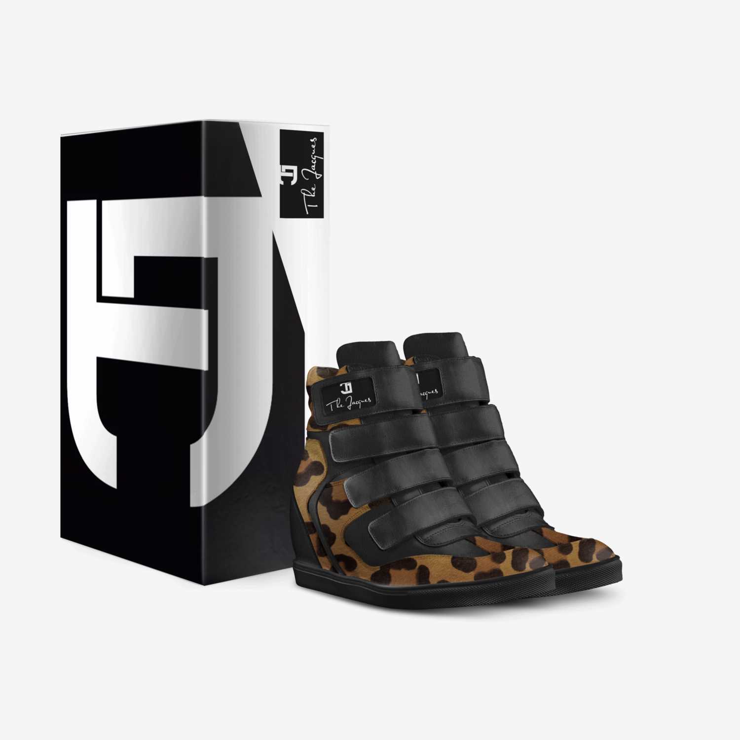 Wedge sneaks custom made in Italy shoes by The Jacques | Box view