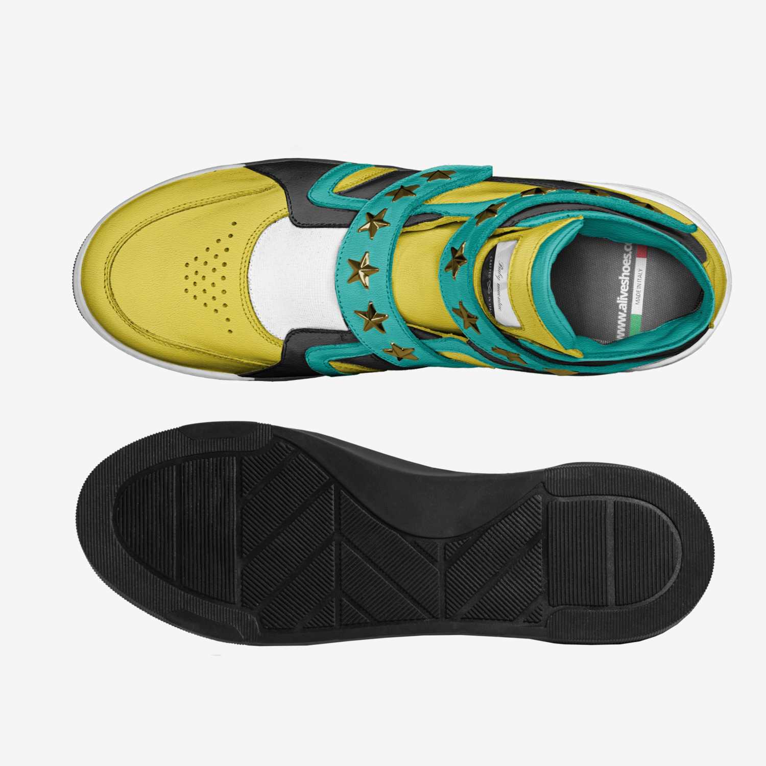 Baby maontae custom made in Italy shoes by Jenessaoxendine | Top view