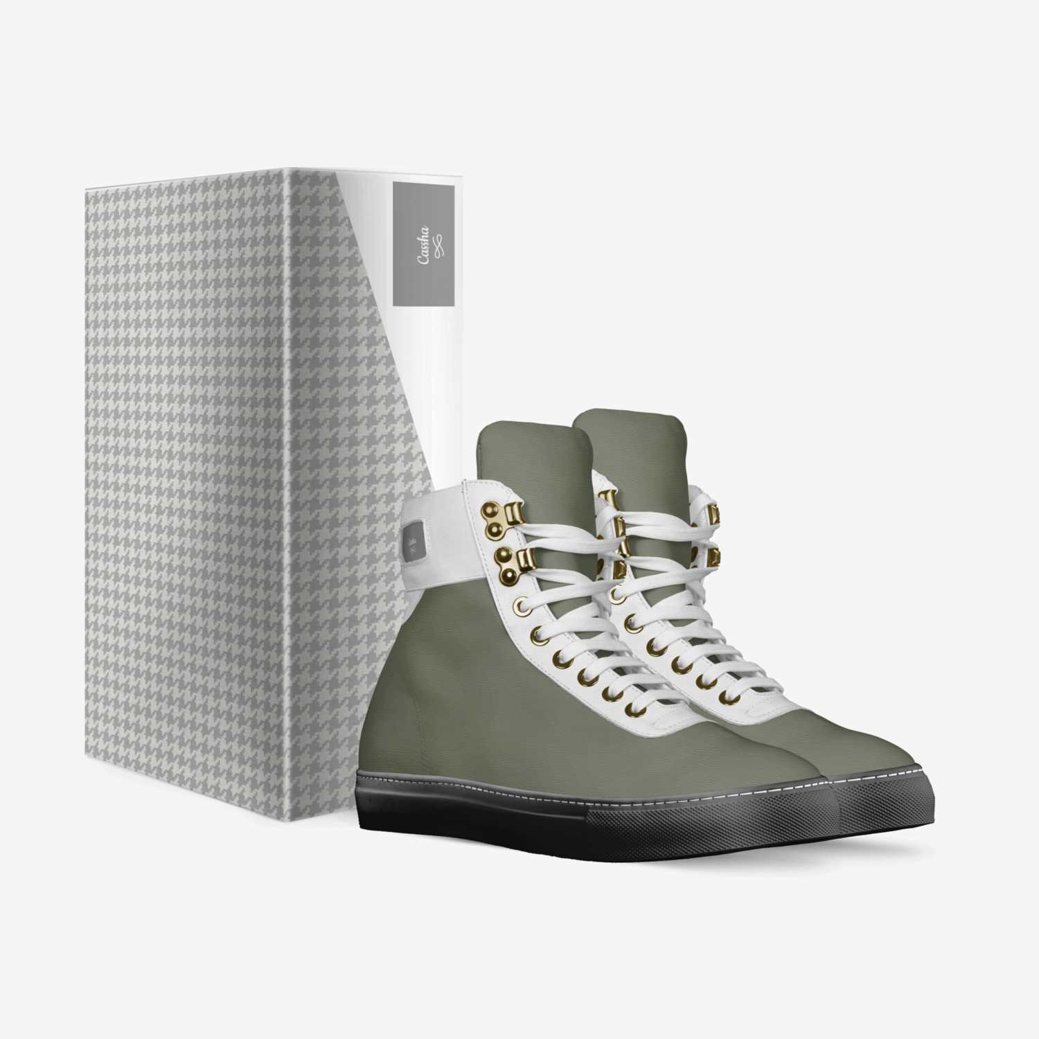 Cassha custom made in Italy shoes by Lafrances O'Neal | Box view