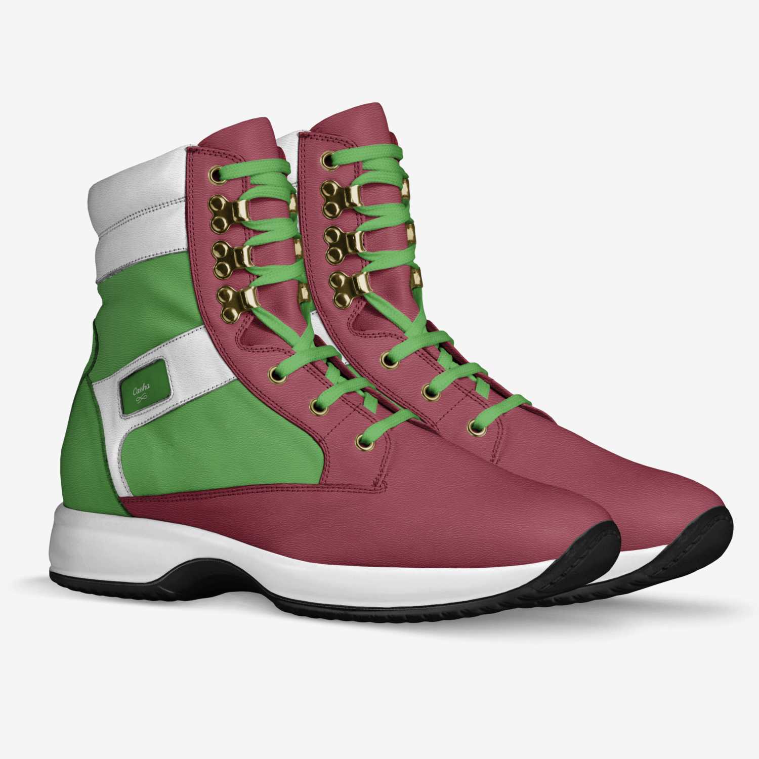 Cassha custom made in Italy shoes by Lafrances O'Neal | Double view