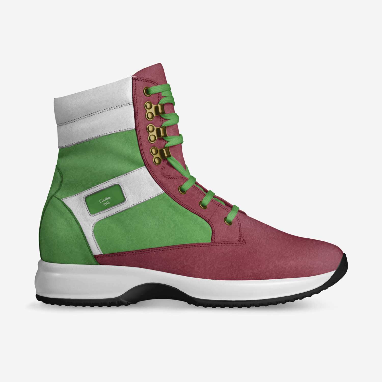 Cassha custom made in Italy shoes by Lafrances O'Neal | Side view