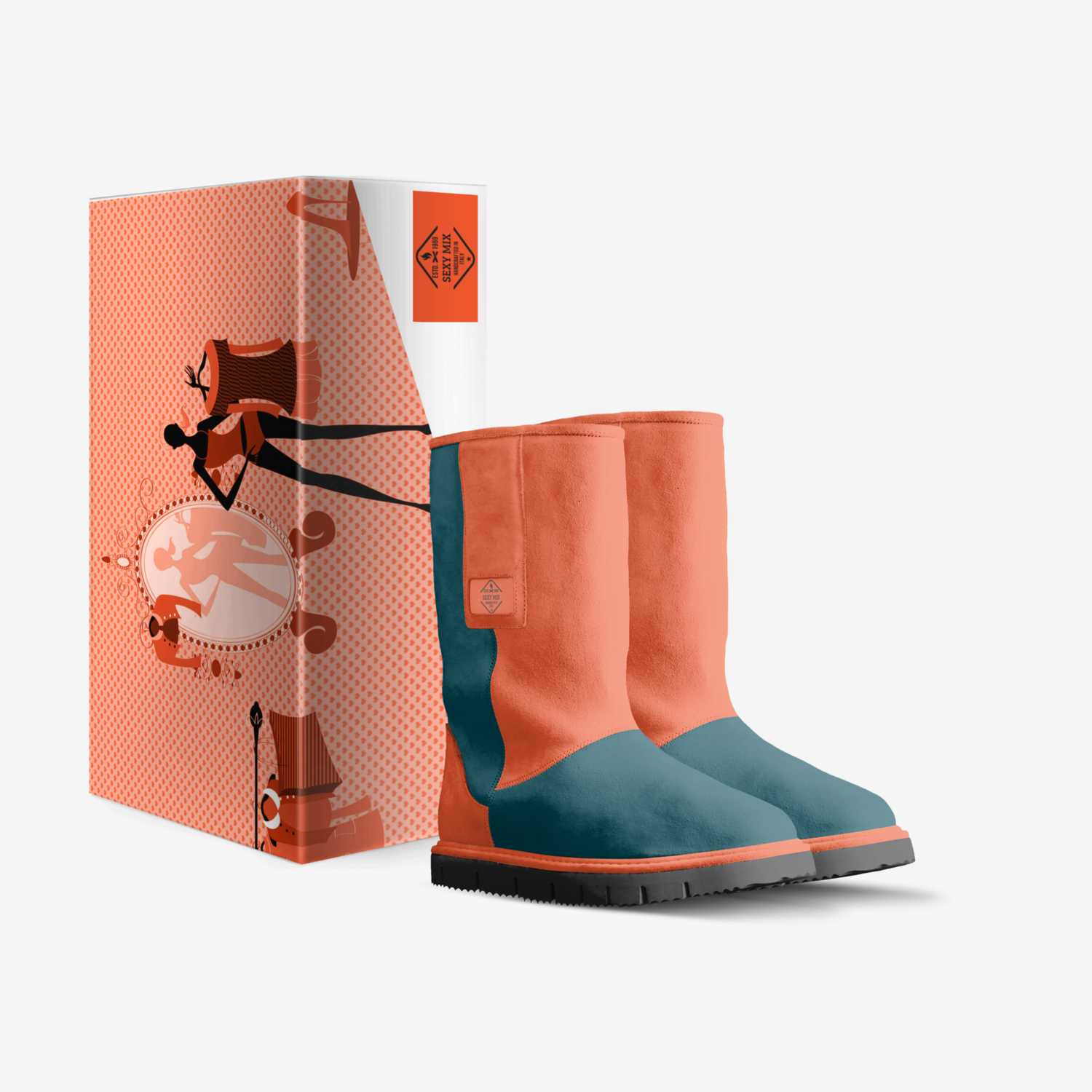 Sexy Mix custom made in Italy shoes by Natasha Robinson | Box view