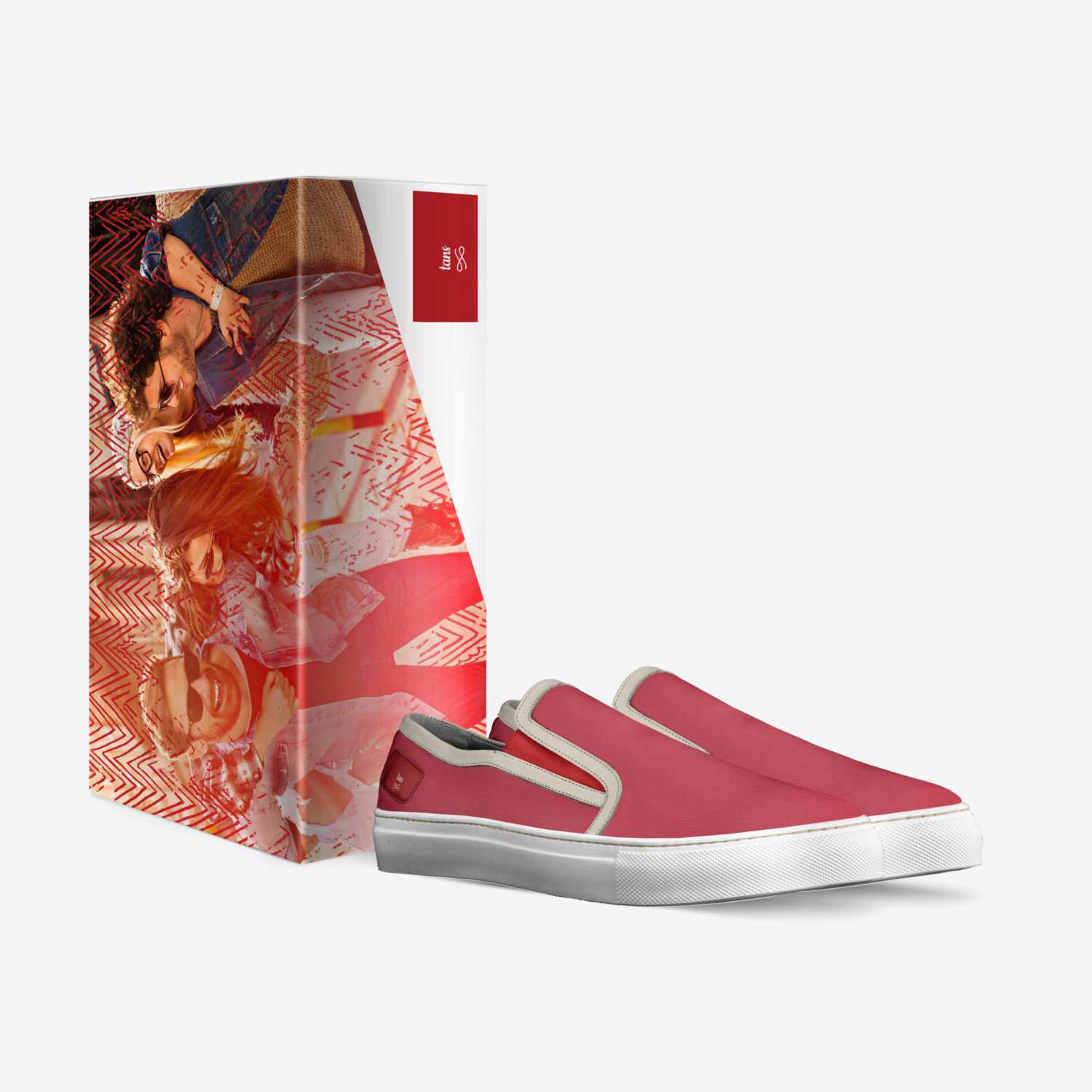 tans custom made in Italy shoes by Chance Reynolds | Box view