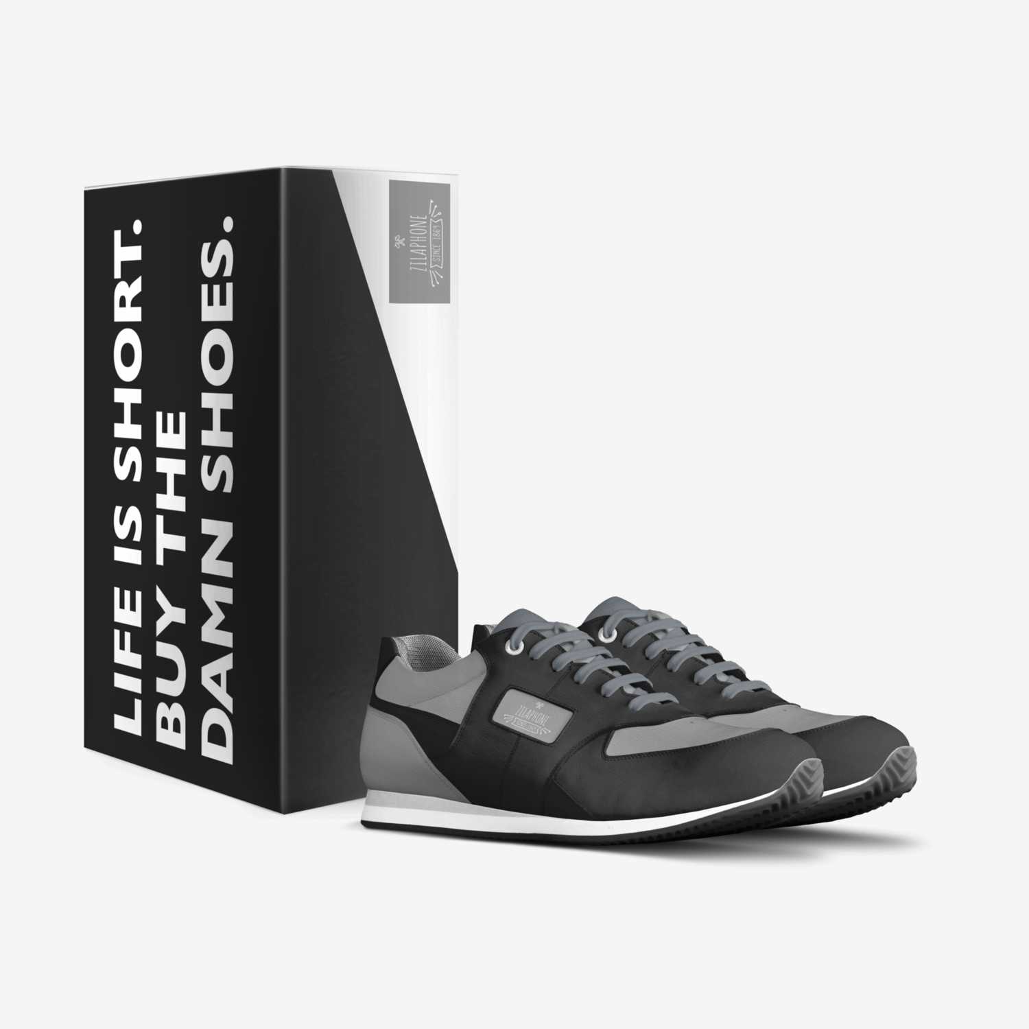 Zilaphone custom made in Italy shoes by Imani Pascall | Box view