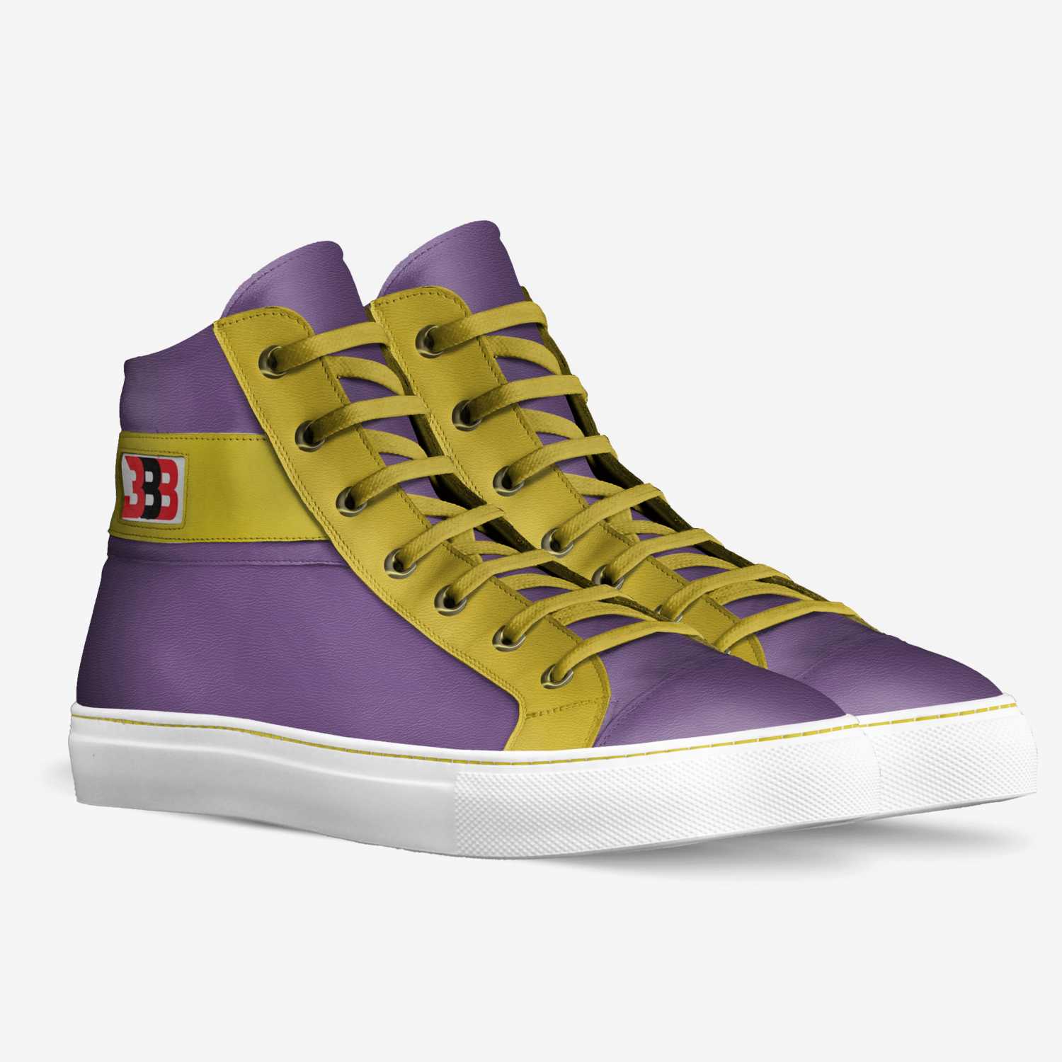Big baller brand custom made in Italy shoes by Dunc | Double view