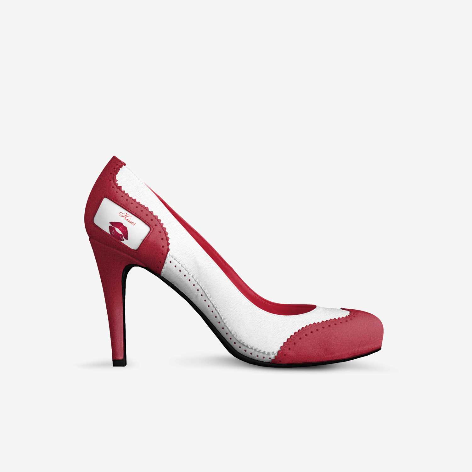 KISSES custom made in Italy shoes by Davion M Thomas | Side view