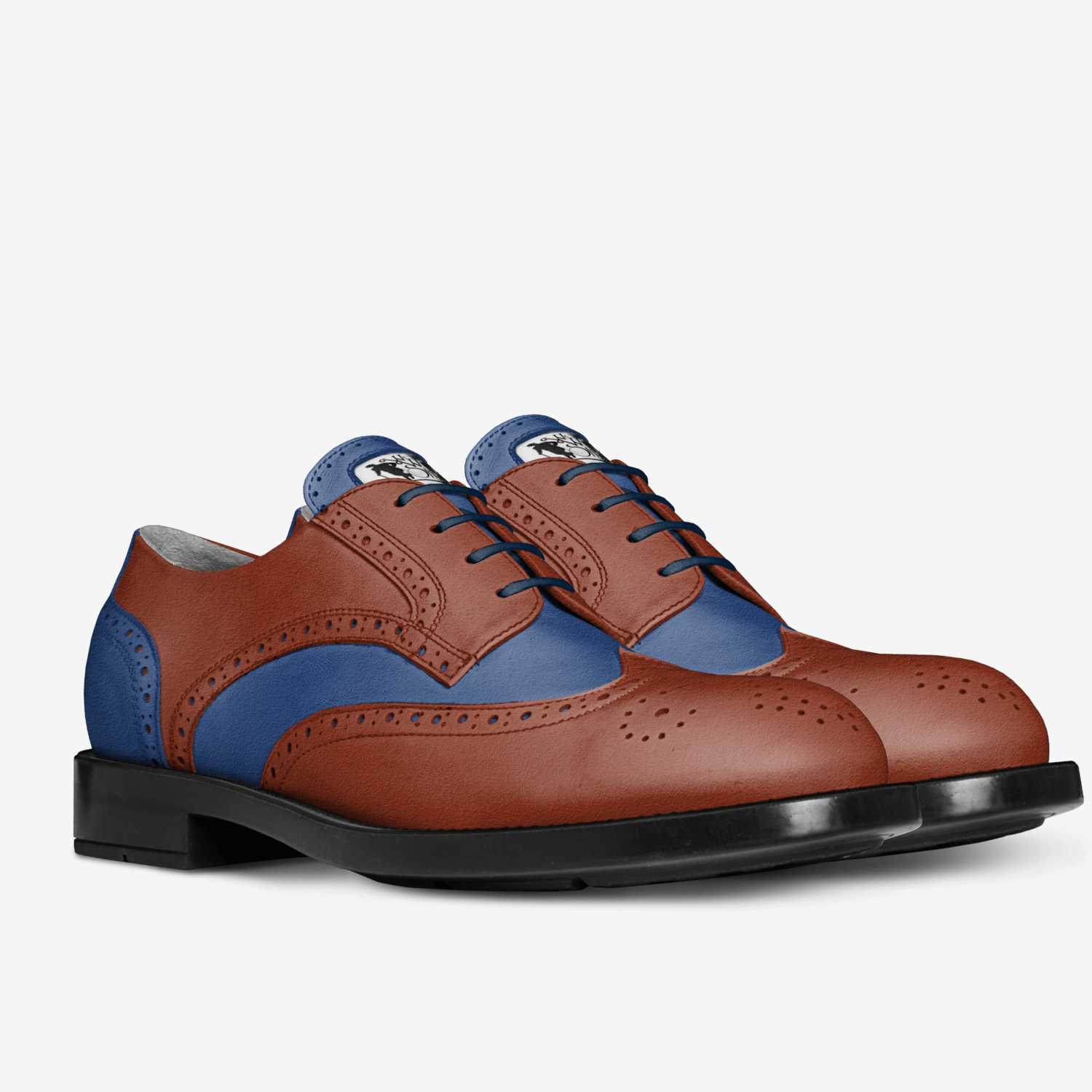 walk with style custom made in Italy shoes by Nathaniel Johnson | Double view