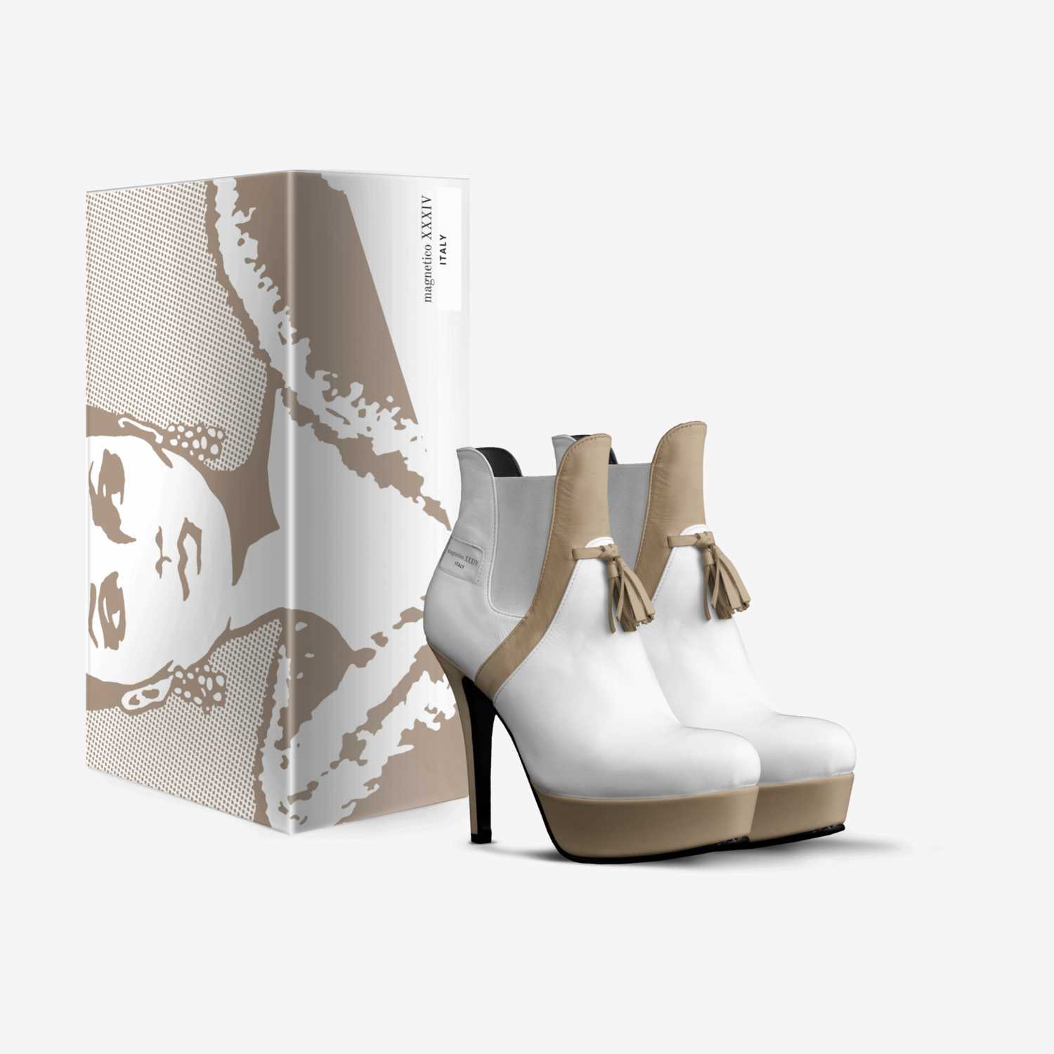 magnetico XXXIV custom made in Italy shoes by Jesús Sandoval | Box view