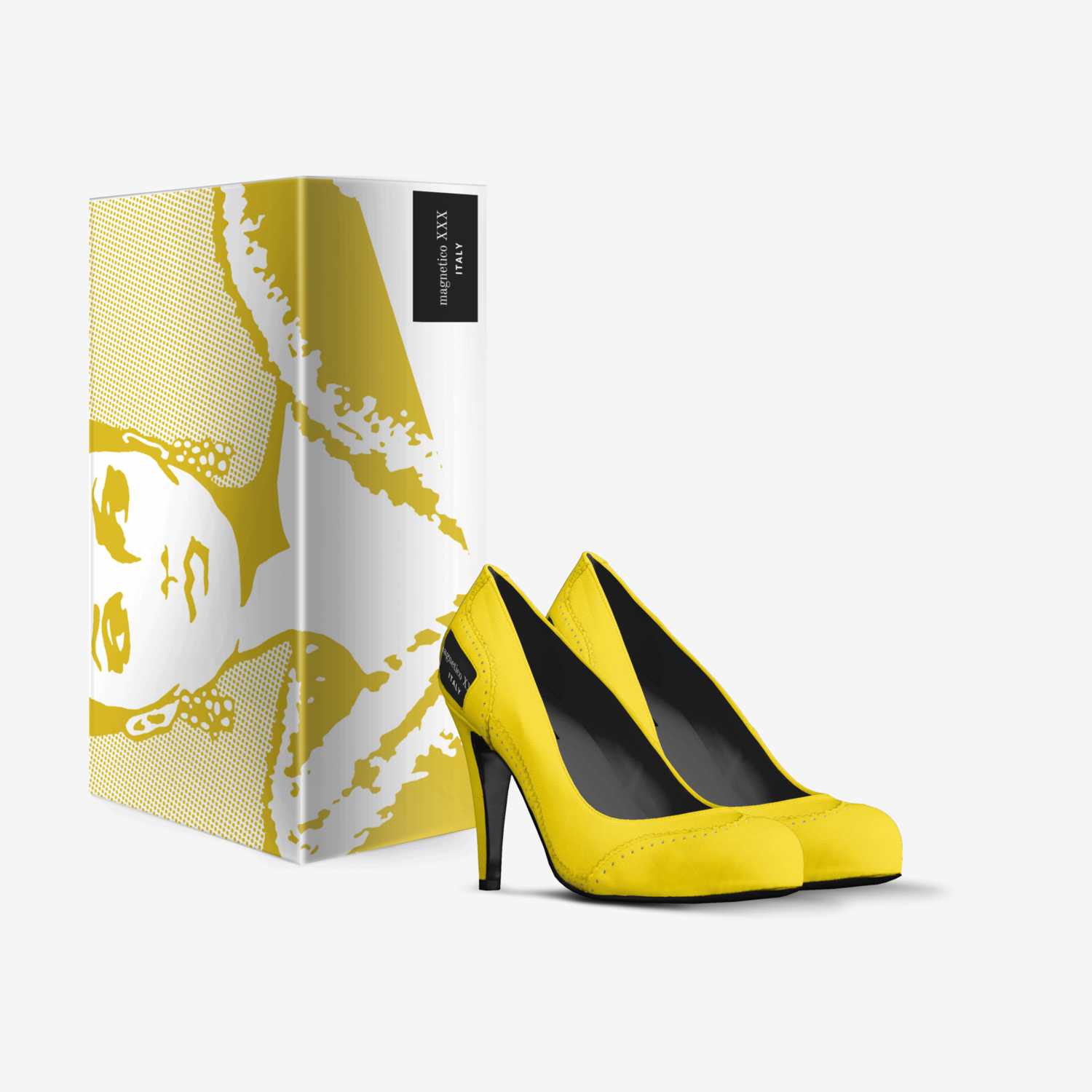 magnetico XXX custom made in Italy shoes by Jesús Sandoval | Box view