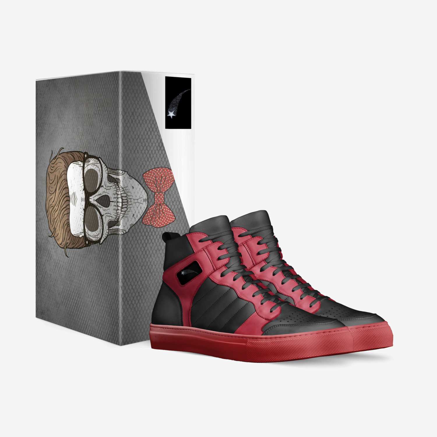 kickstar custom made in Italy shoes by Davonte Campbell | Box view
