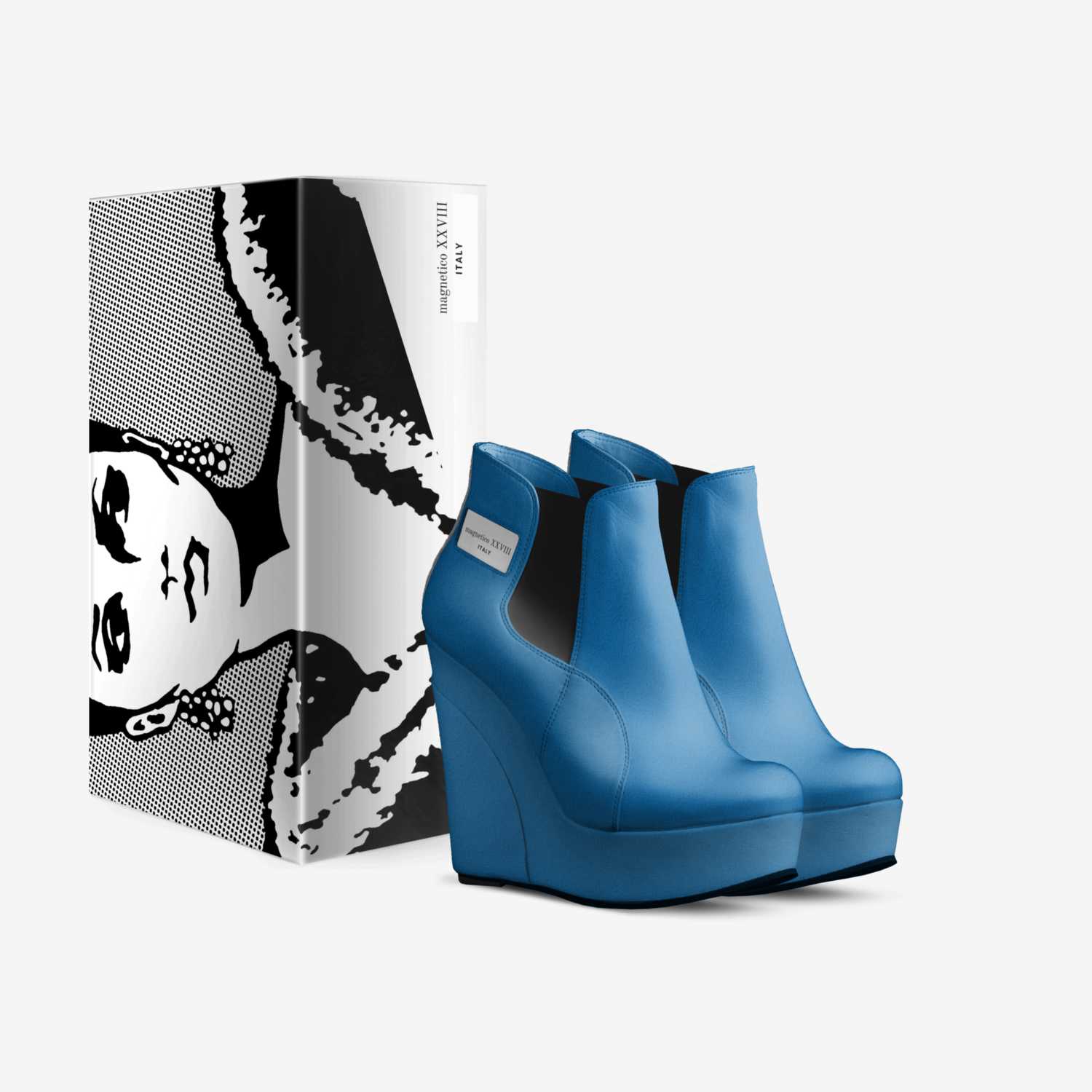 magnetico XXVIII custom made in Italy shoes by Jesús Sandoval | Box view