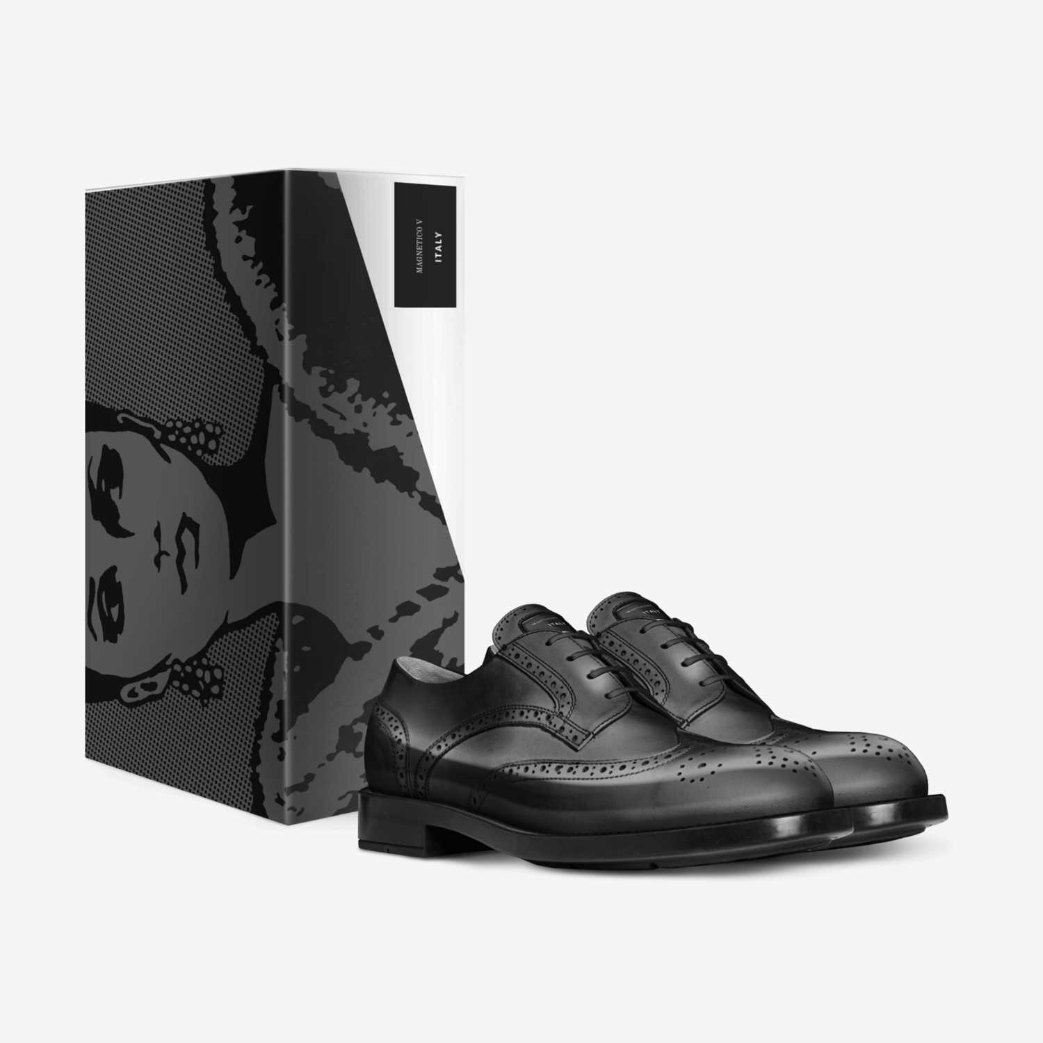 MAGNETICO V EBONY custom made in Italy shoes by Jesús Sandoval | Box view