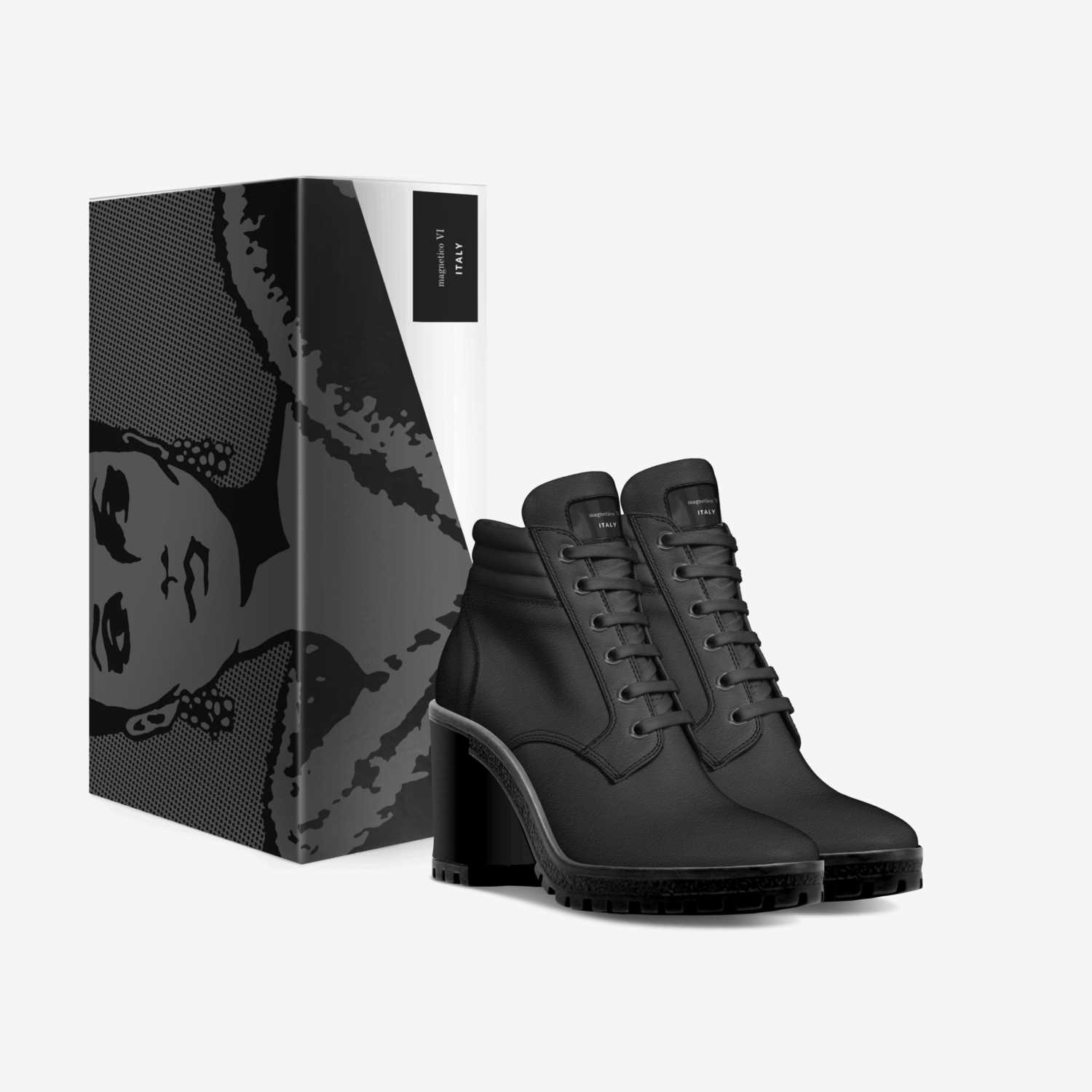 magnetico VI EBONY custom made in Italy shoes by Jesús Sandoval | Box view