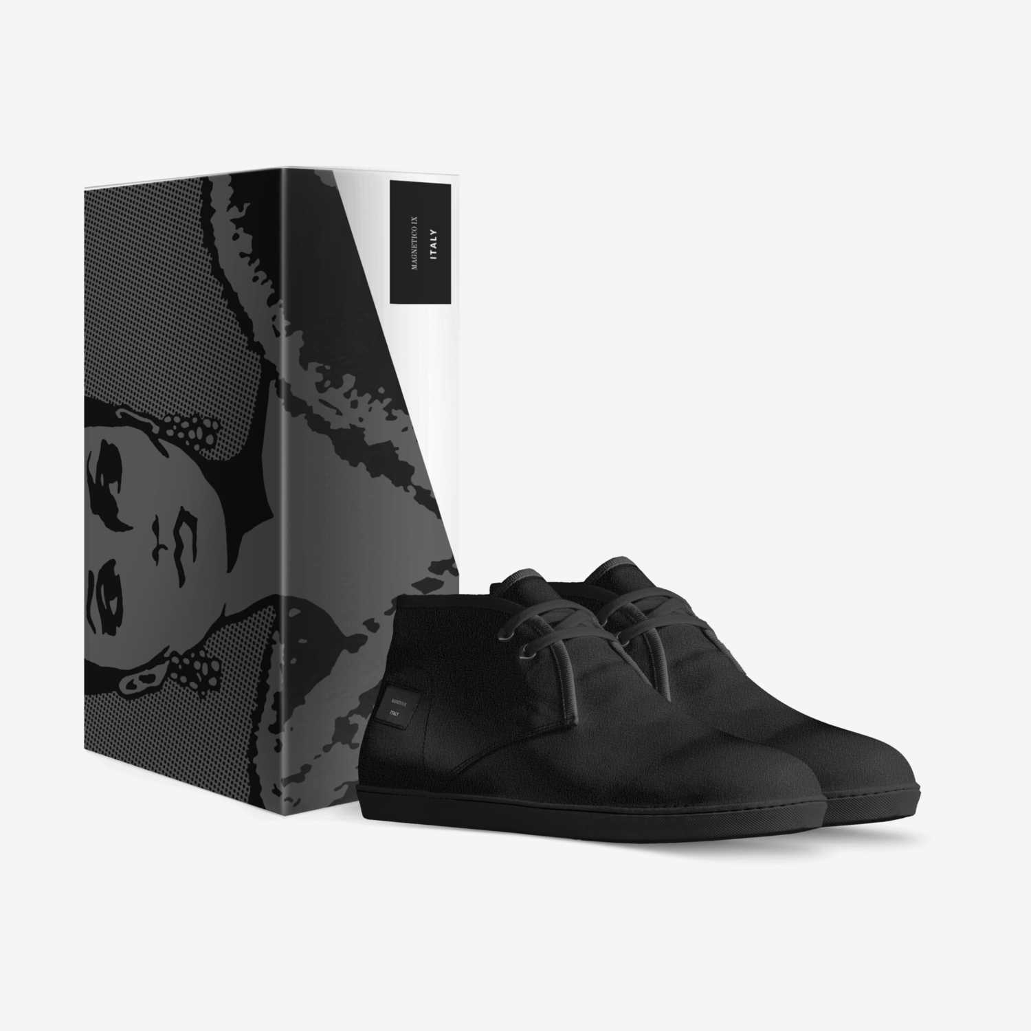 MAGNETICO IX EBONY custom made in Italy shoes by Jesús Sandoval | Box view