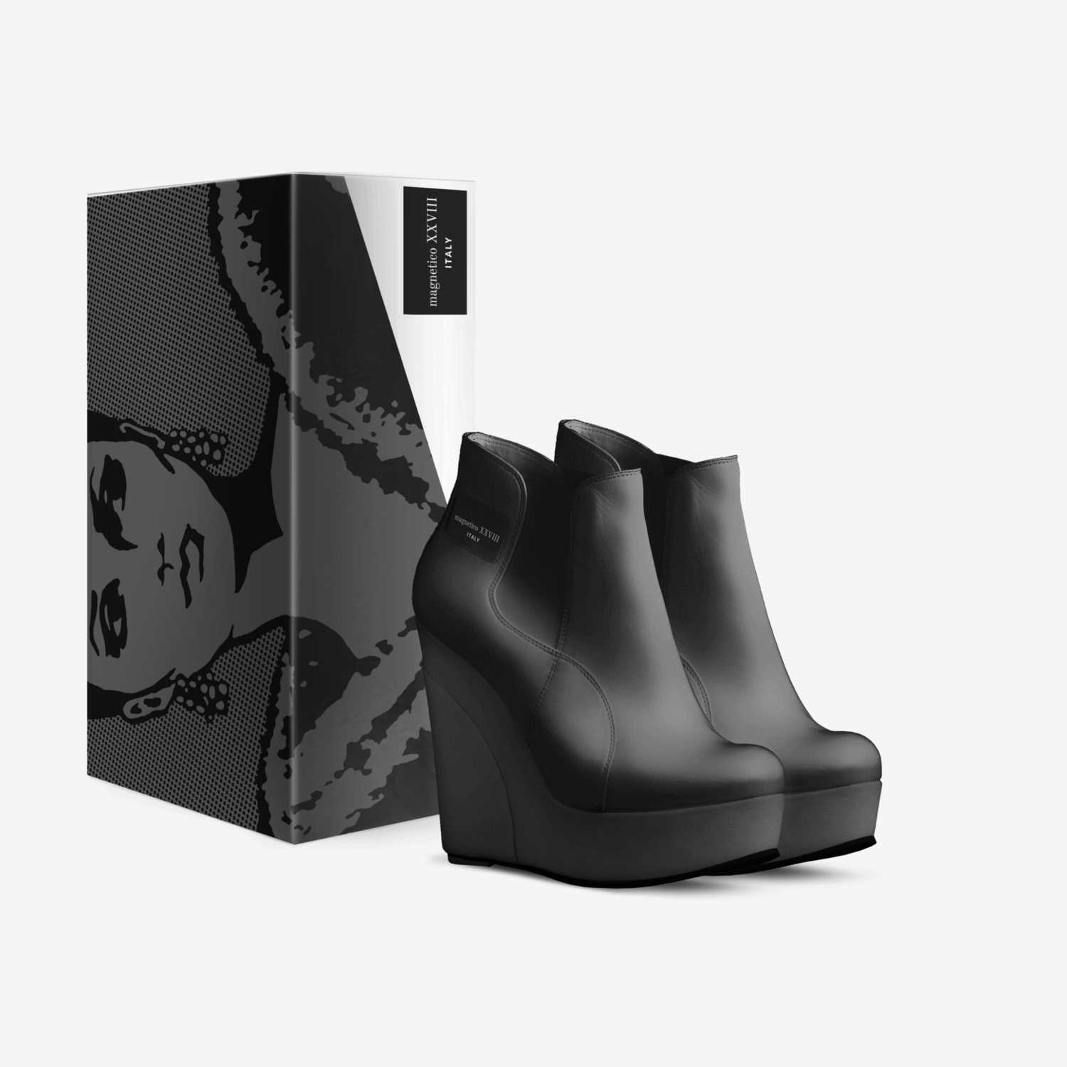 magnetico XXVIII E custom made in Italy shoes by Jesús Sandoval | Box view
