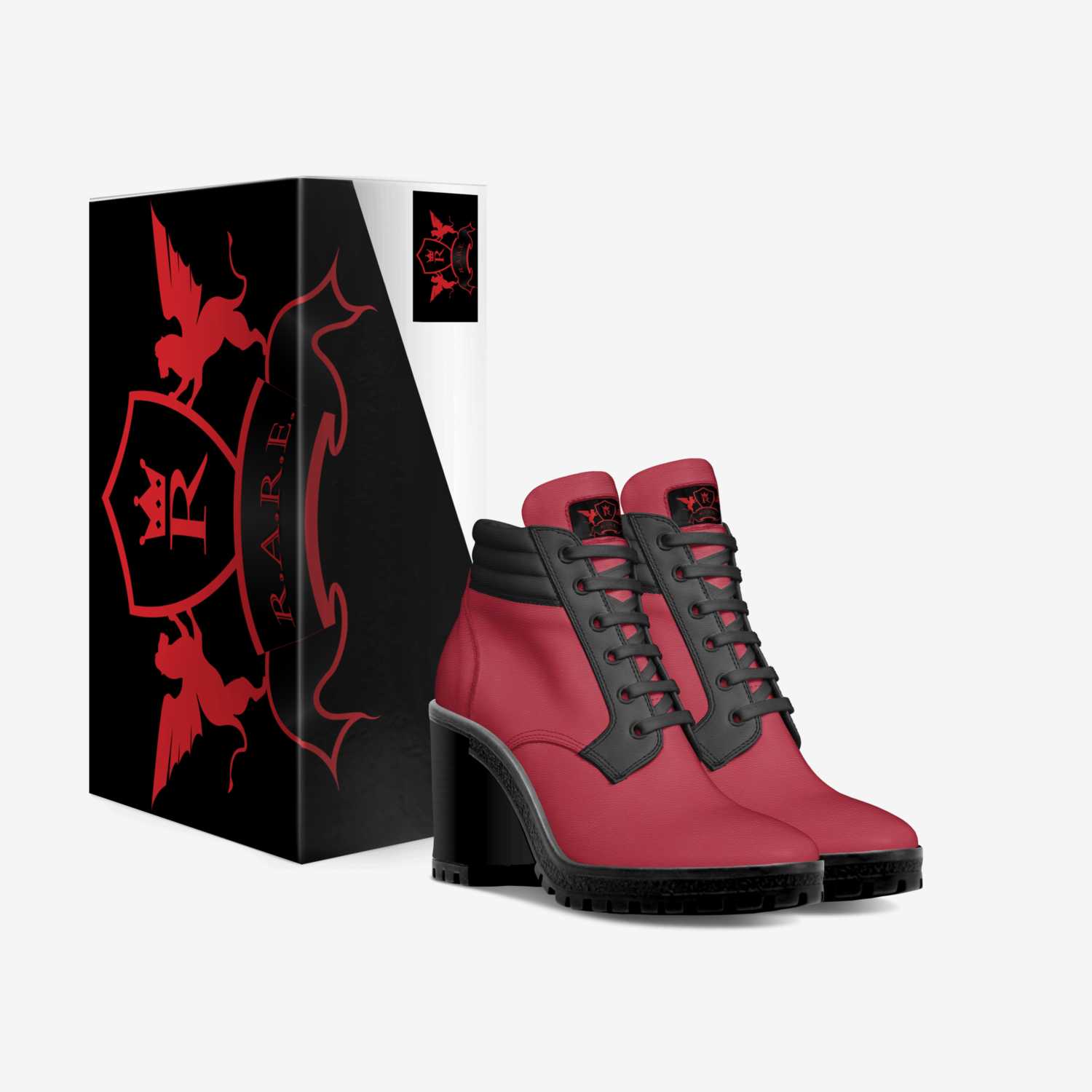 REDDWOMAN II custom made in Italy shoes by John A. Annan | Box view
