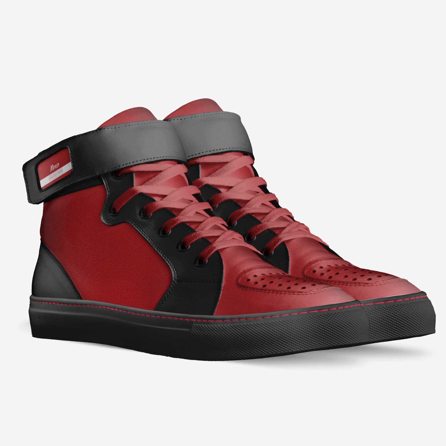 Moose custom made in Italy shoes by Miaway Moose Myers | Double view