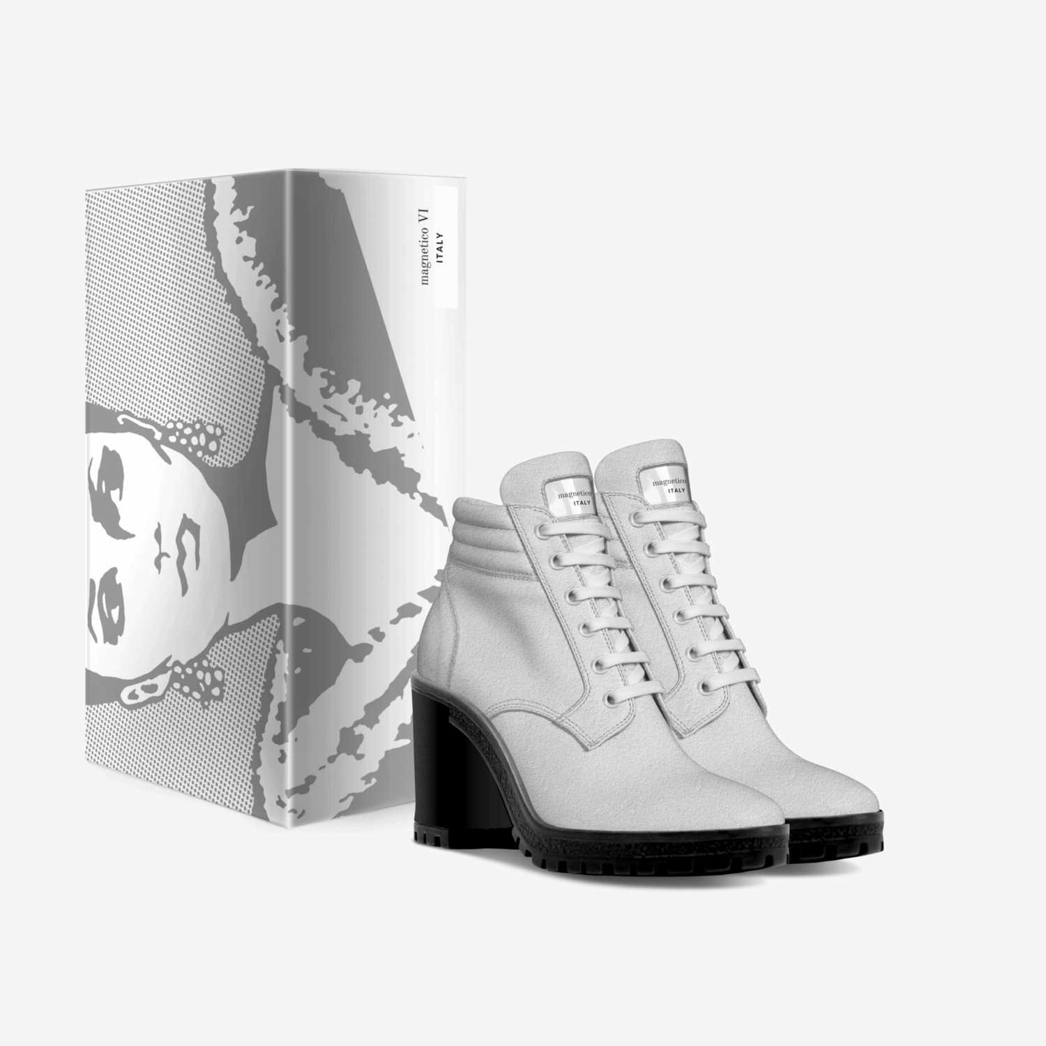 magnetico VI IVORY custom made in Italy shoes by Jesús Sandoval | Box view