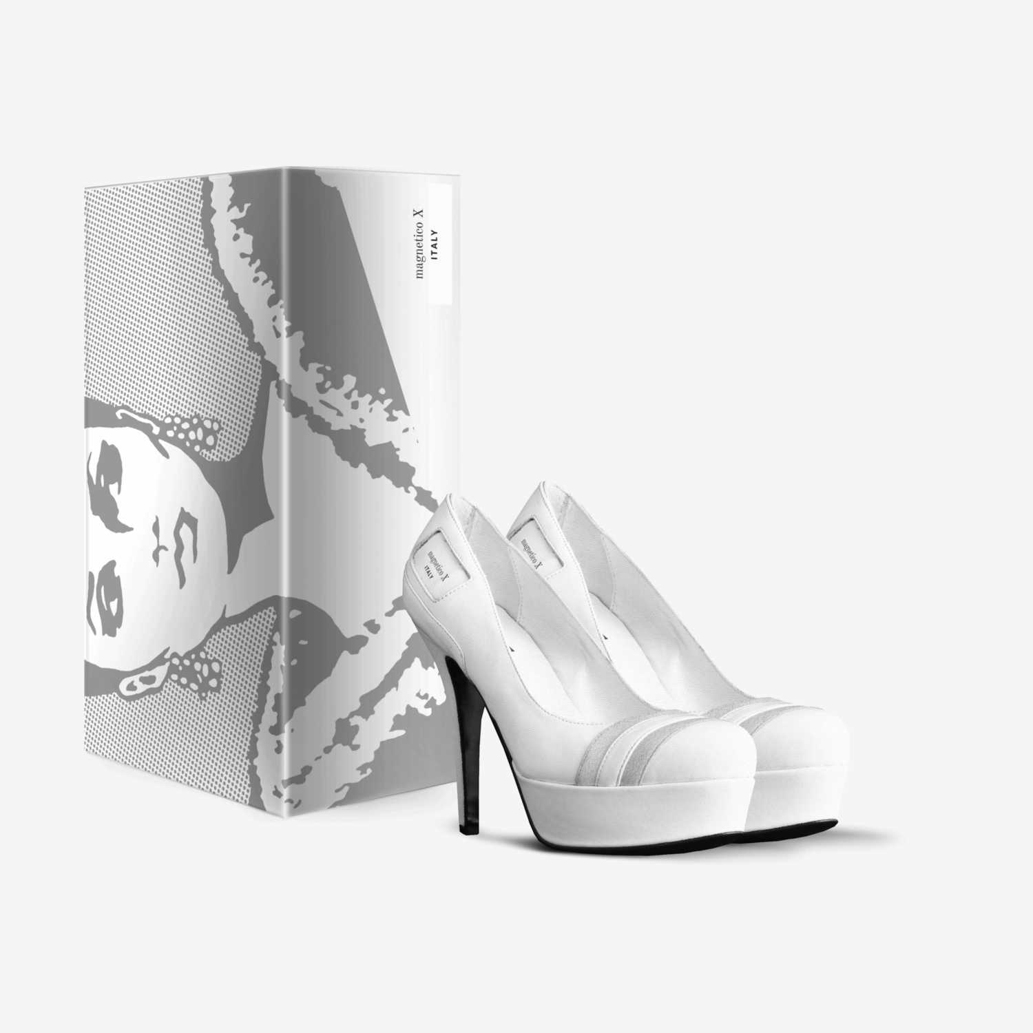 magnetico X IVORY custom made in Italy shoes by Jesús Sandoval | Box view