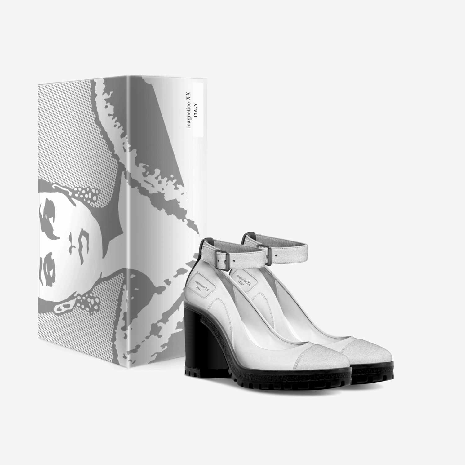 magnetico XX IVORY custom made in Italy shoes by Jesús Sandoval | Box view