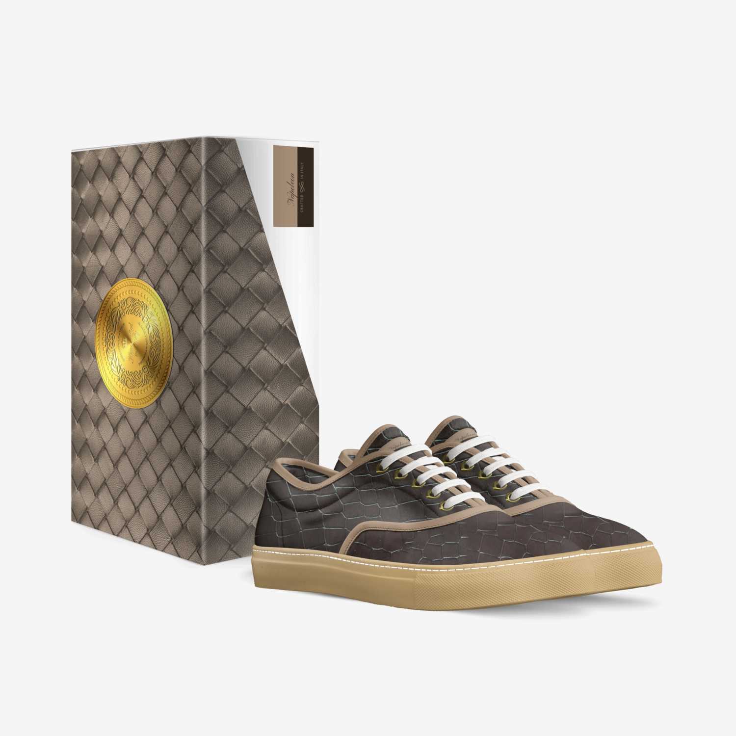 Napoleon III custom made in Italy shoes by Maal Napoleon | Box view
