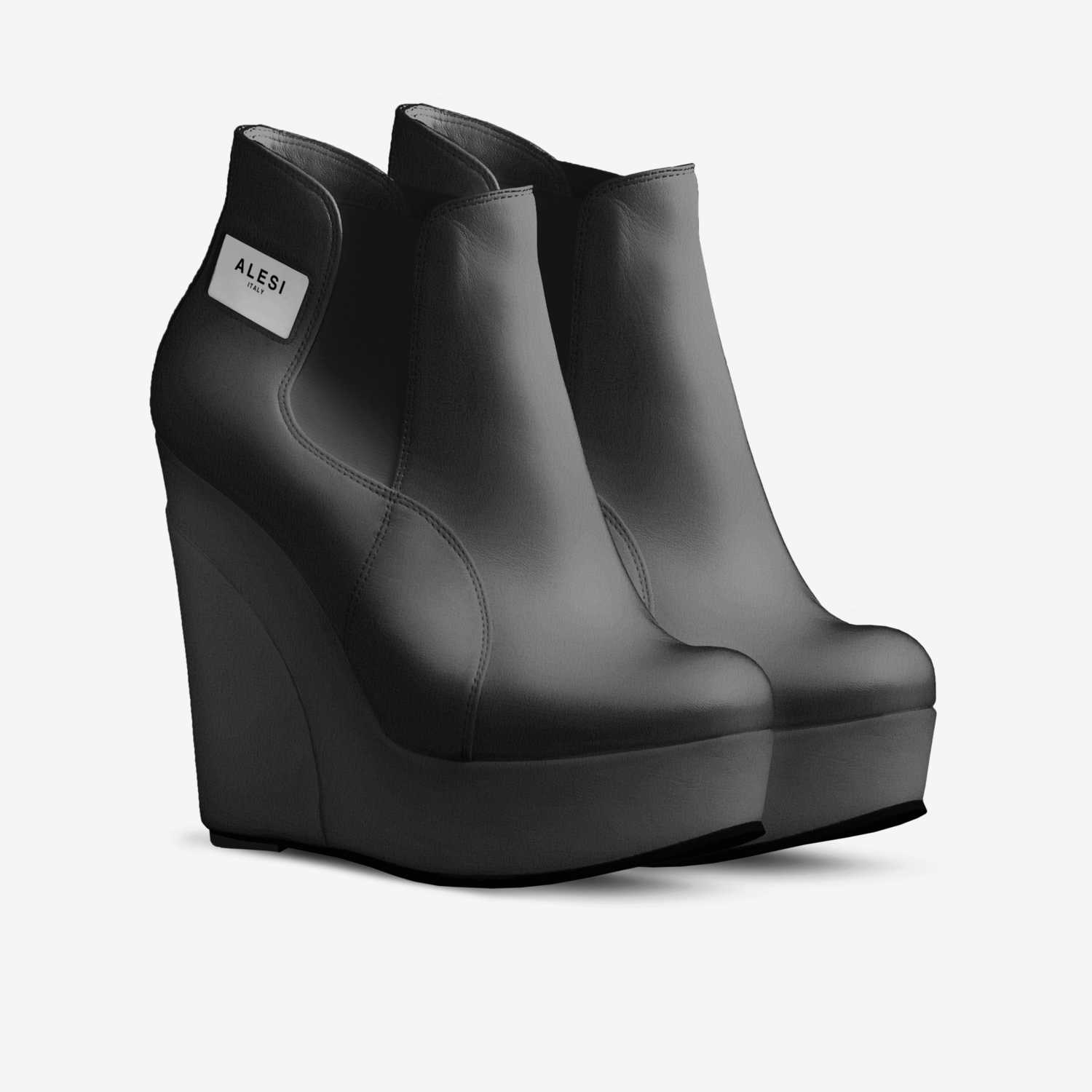 Alesi Wedge custom made in Italy shoes by Lonanthony Parker | Double view