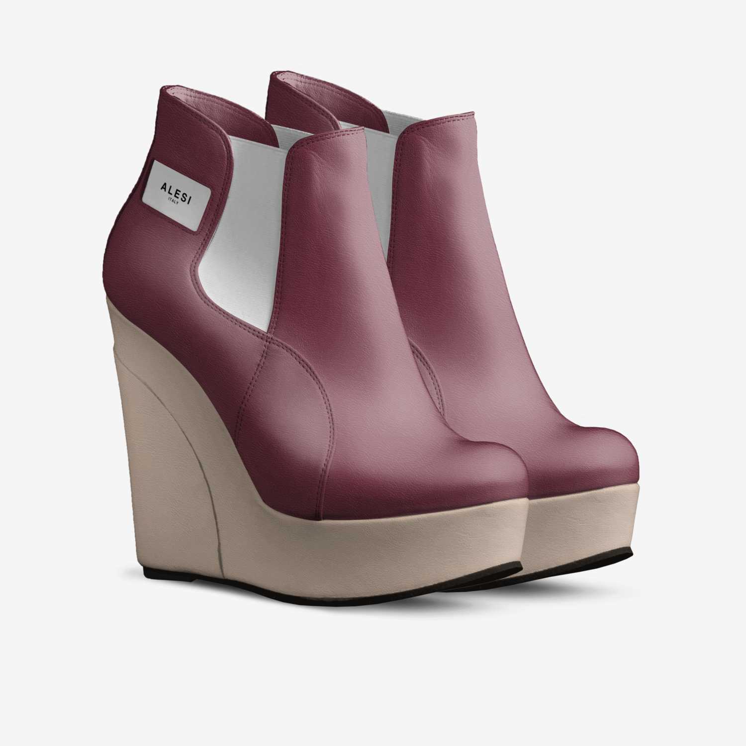 Alesi Wedge custom made in Italy shoes by Lonanthony Parker | Double view