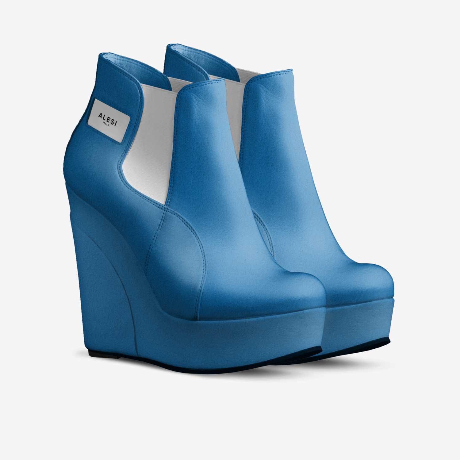 Alesi Wedge custom made in Italy shoes by Lonanthony Parker | Double view