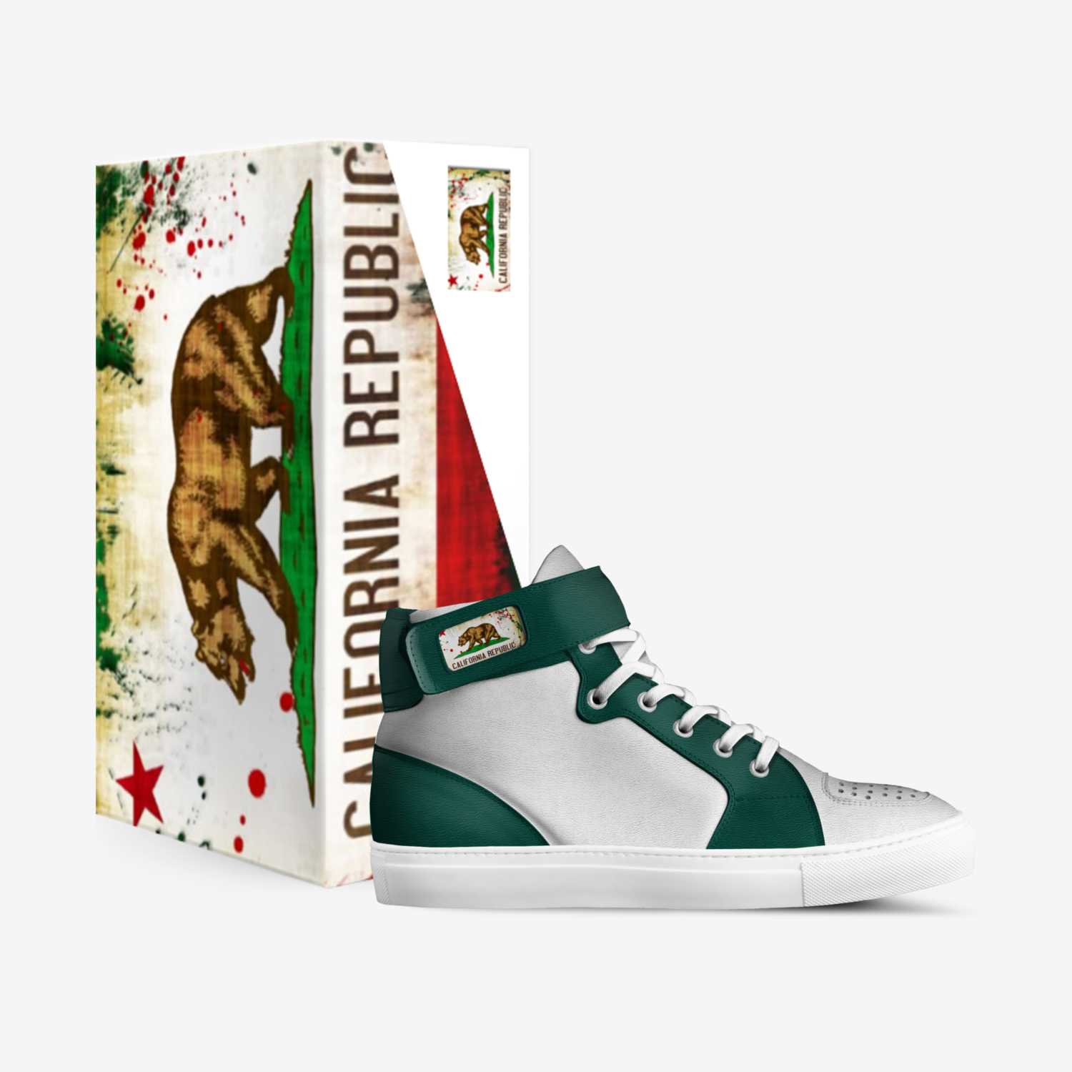 CALIFORNIA "MINT" custom made in Italy shoes by Tunisia Al-salahuddin | Box view