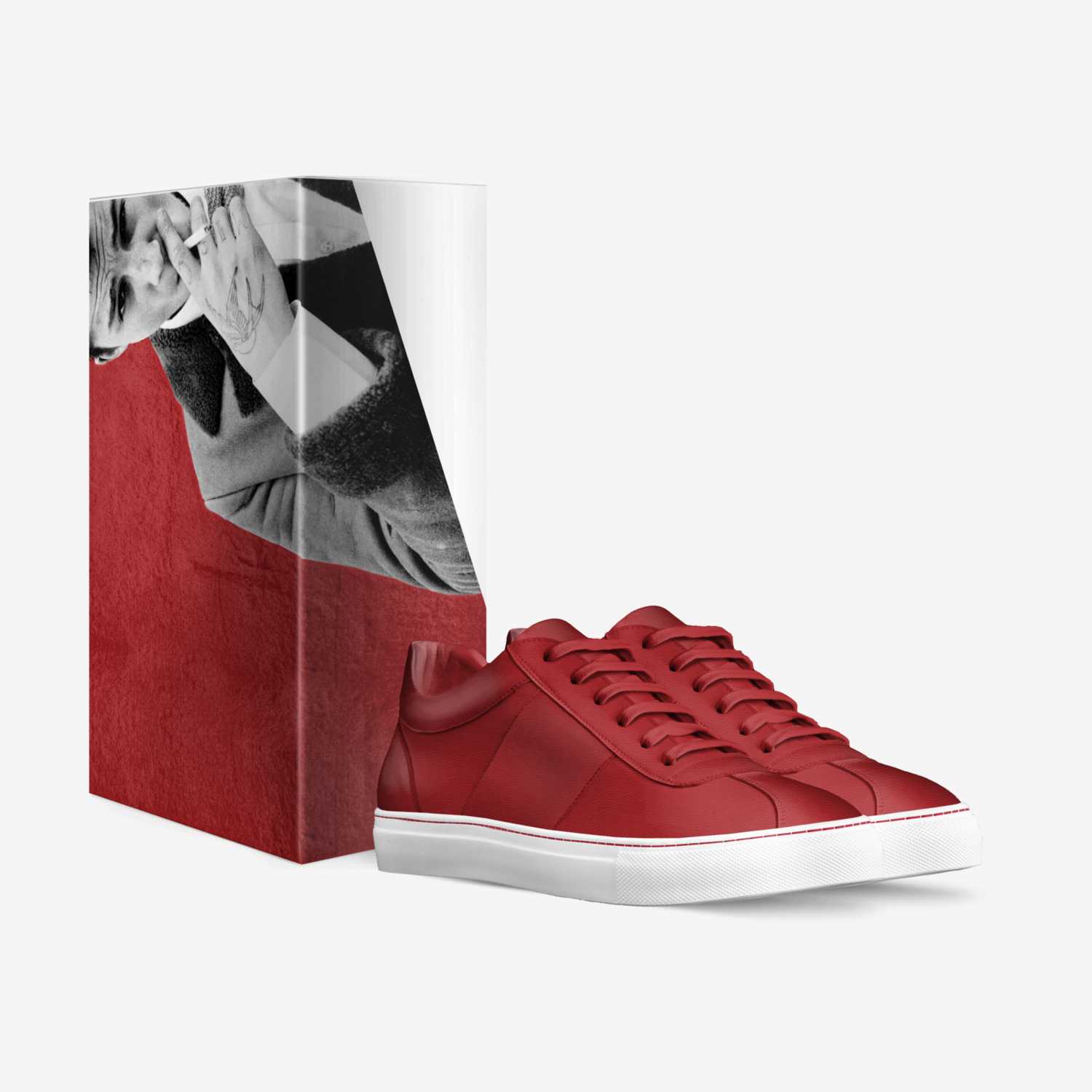 Dopeman's custom made in Italy shoes by Jamal Foster | Box view