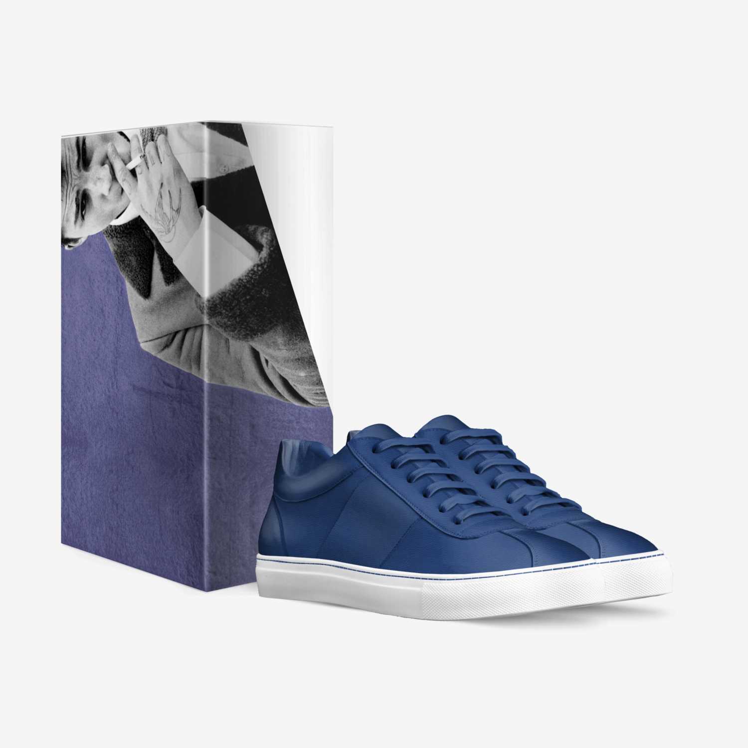 Dopeman's custom made in Italy shoes by Jamal Foster | Box view
