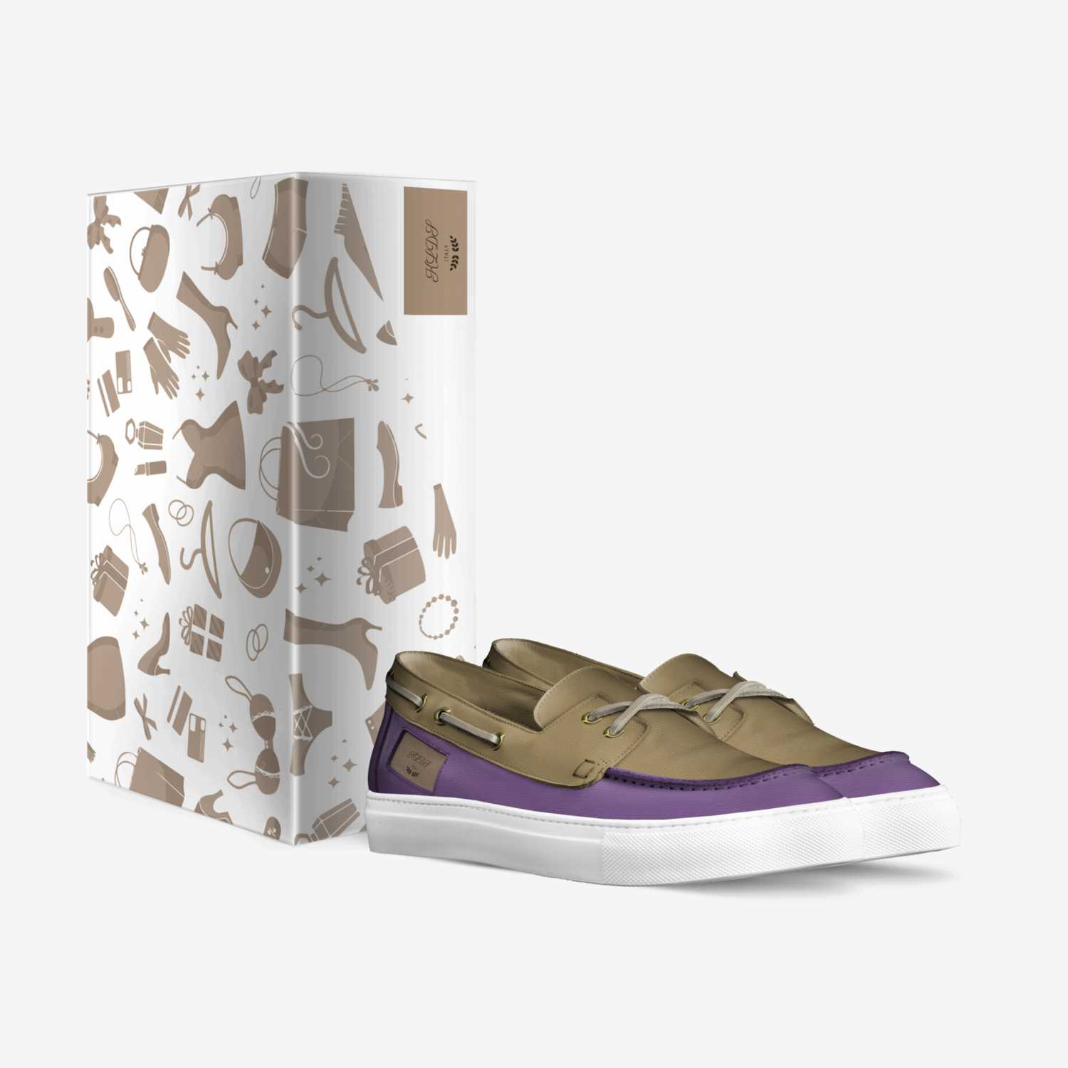 KLDS custom made in Italy shoes by Lilly Jonson | Box view