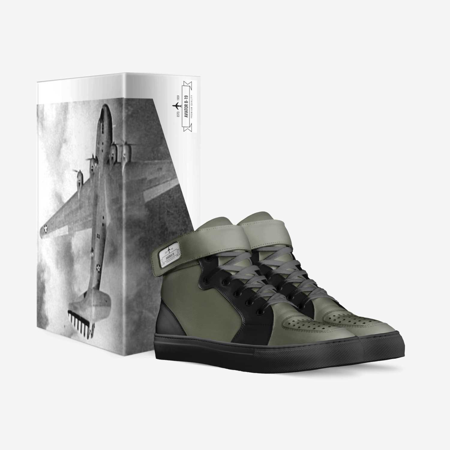 AVIATOR B-19 custom made in Italy shoes by Aydin Price | Box view