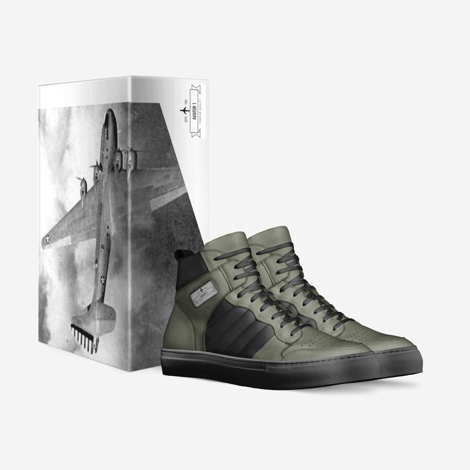 AVIATOR 1 custom made in Italy shoes by Aydin Price | Box view