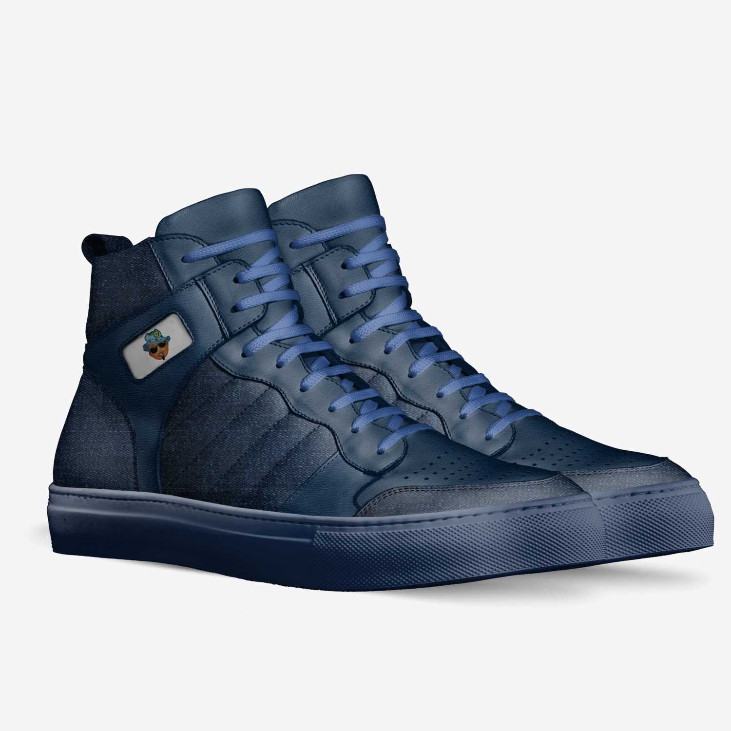 Mr BlackMan custom made in Italy shoes by Ephraim Thipe | Double view