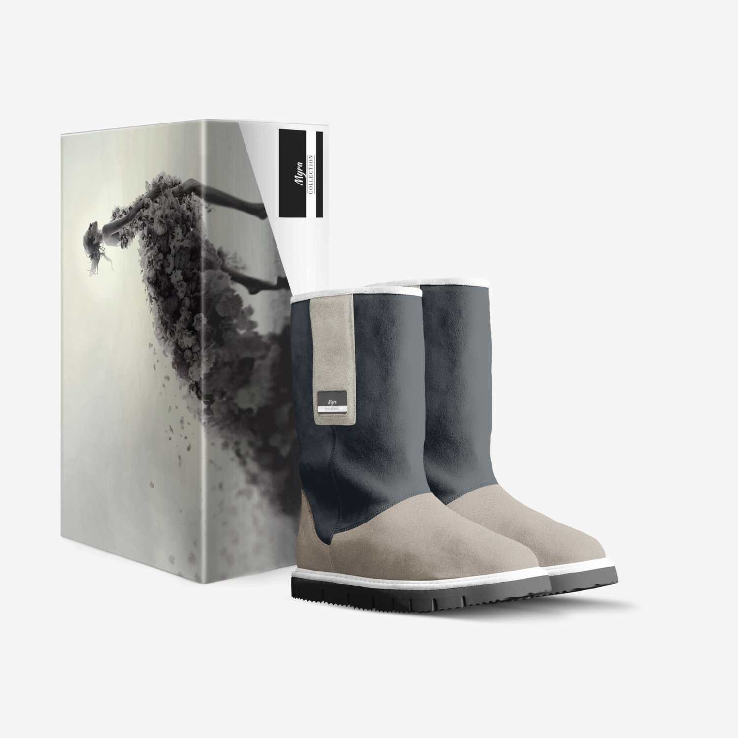 myra custom made in Italy shoes by Mythri | Box view