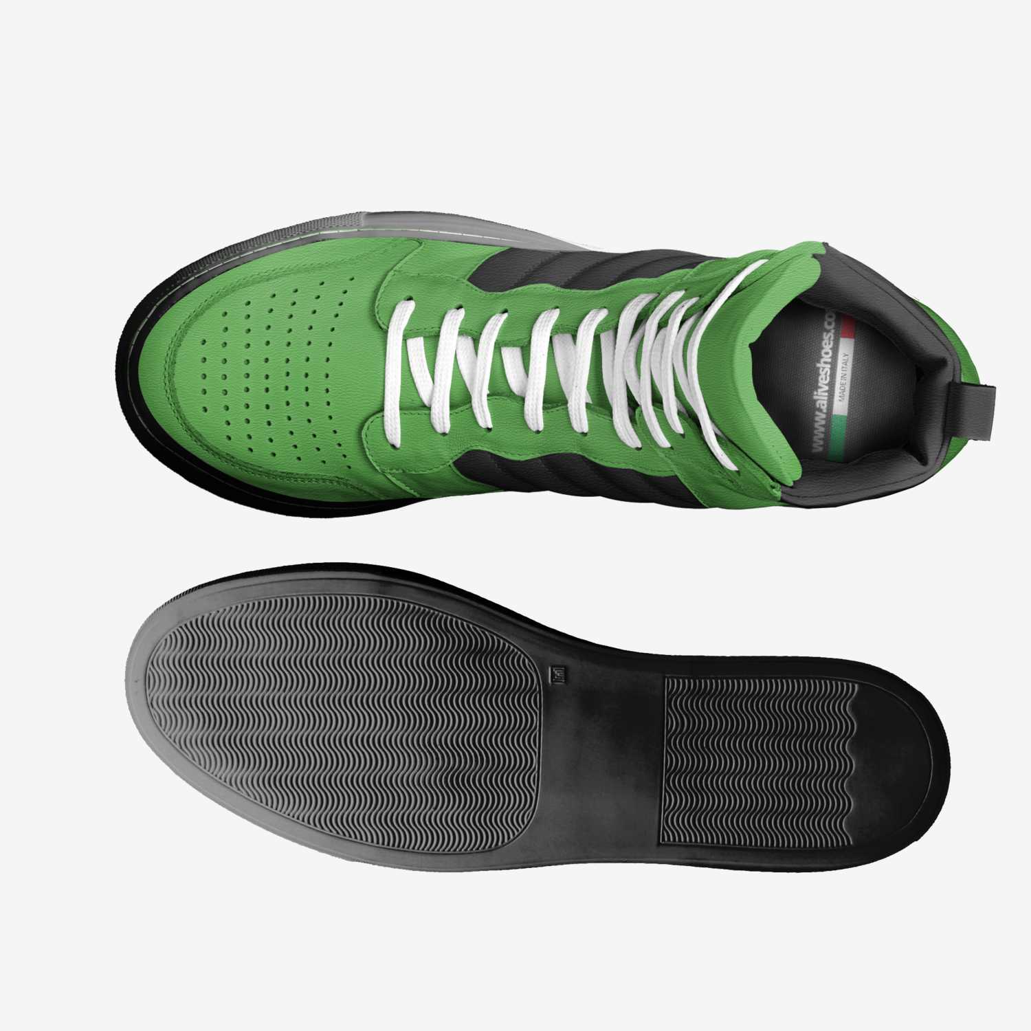 Izzi's custom made in Italy shoes by Theo Aragon | Top view
